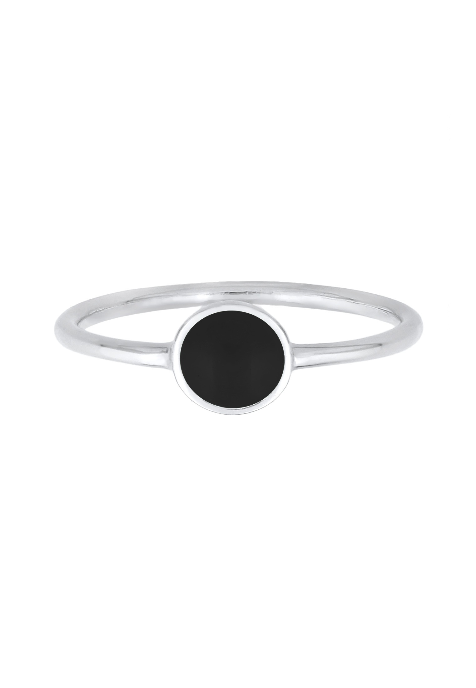 Elli Silberring »Ring Solitär Stapelring Emaille 925 Silber«