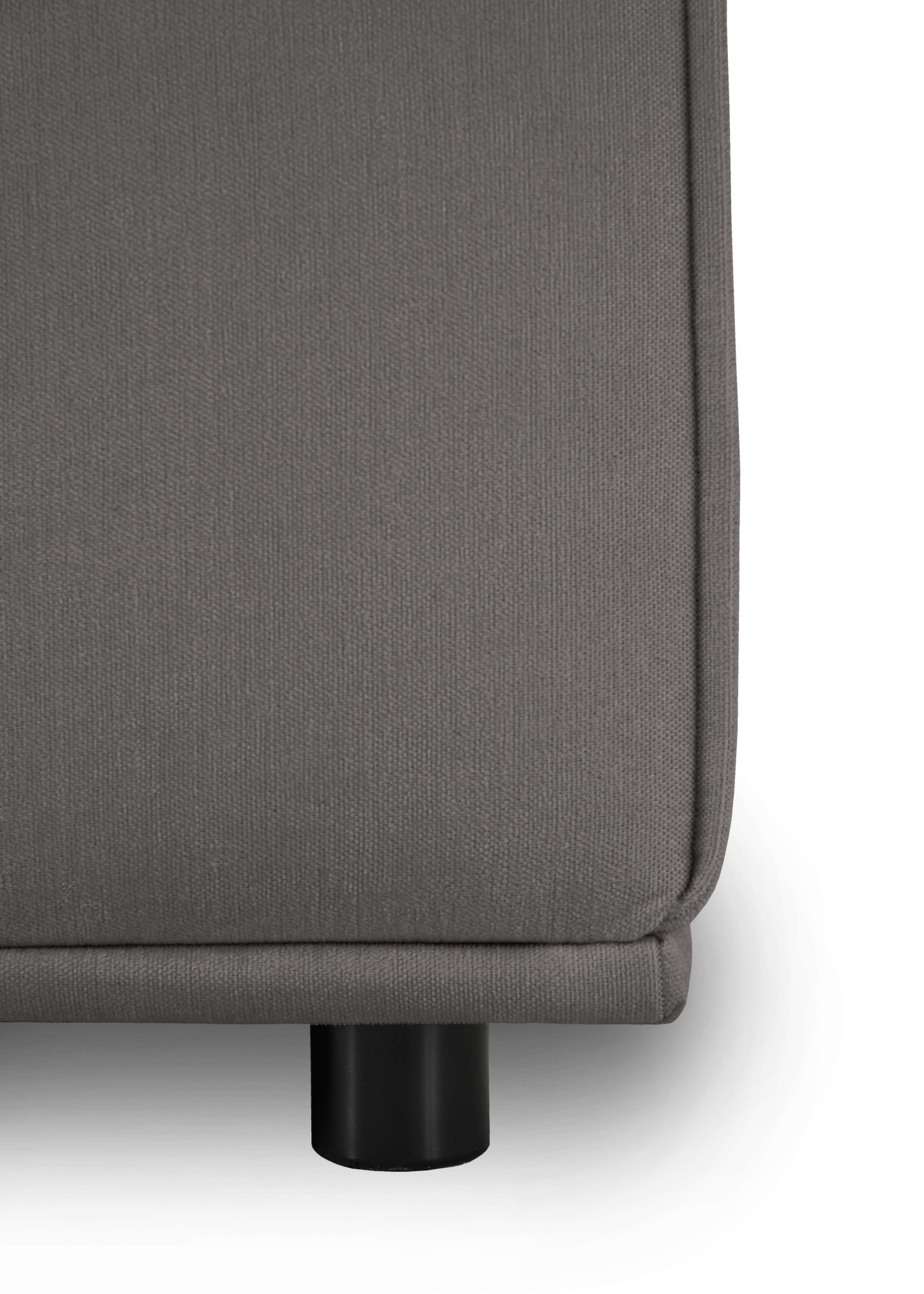 Home affaire Ecksofa »Avelin, 228 cm, L-Form, Chenille, Struktur-Boucle«, mit Wellenunterfederung, Kedernaht, bodentief, Skandi-Design