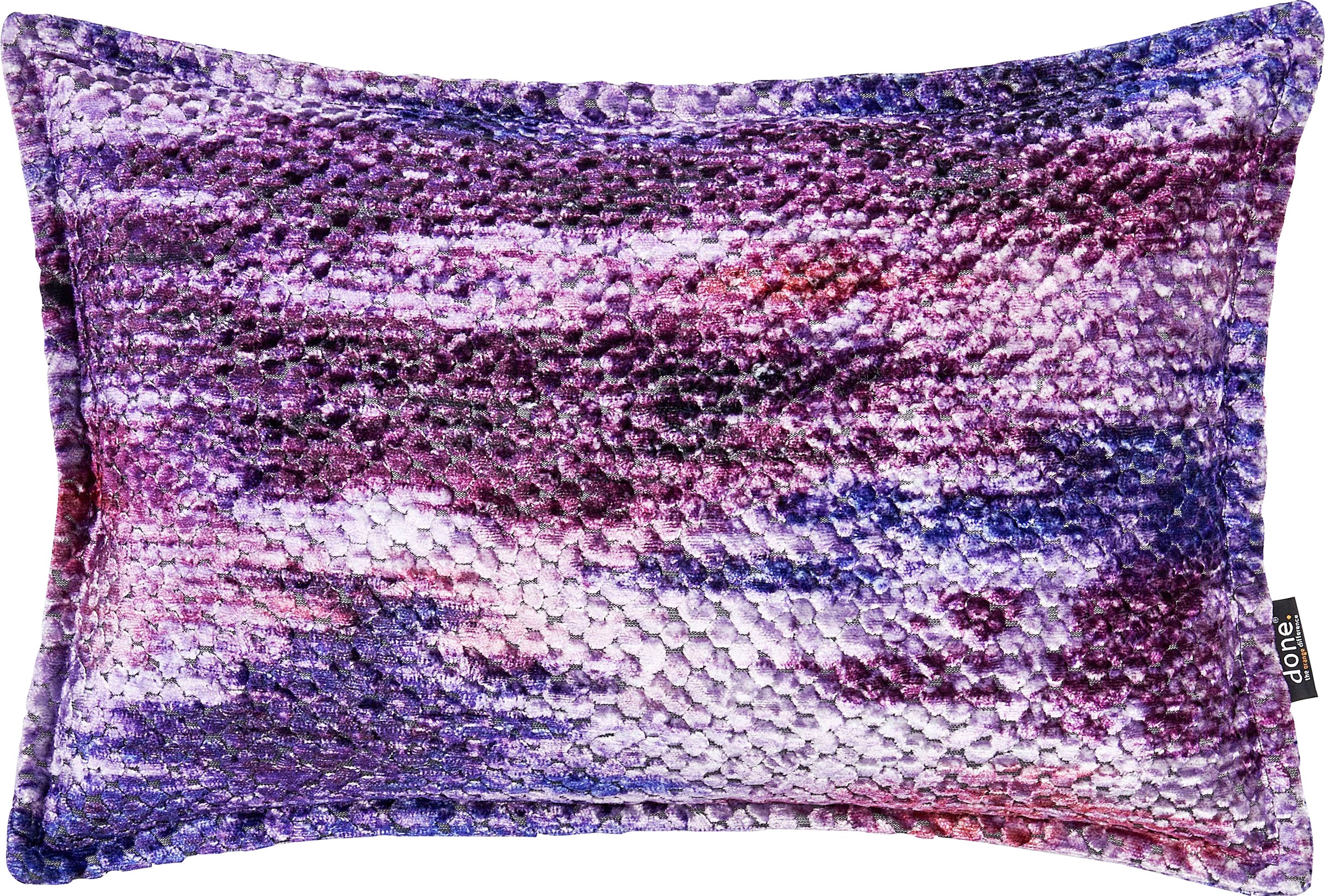 Done. Dekokissen »Glam Colour« Reißverschluss in lila, Größe B/L: 40 cm x 60 cm