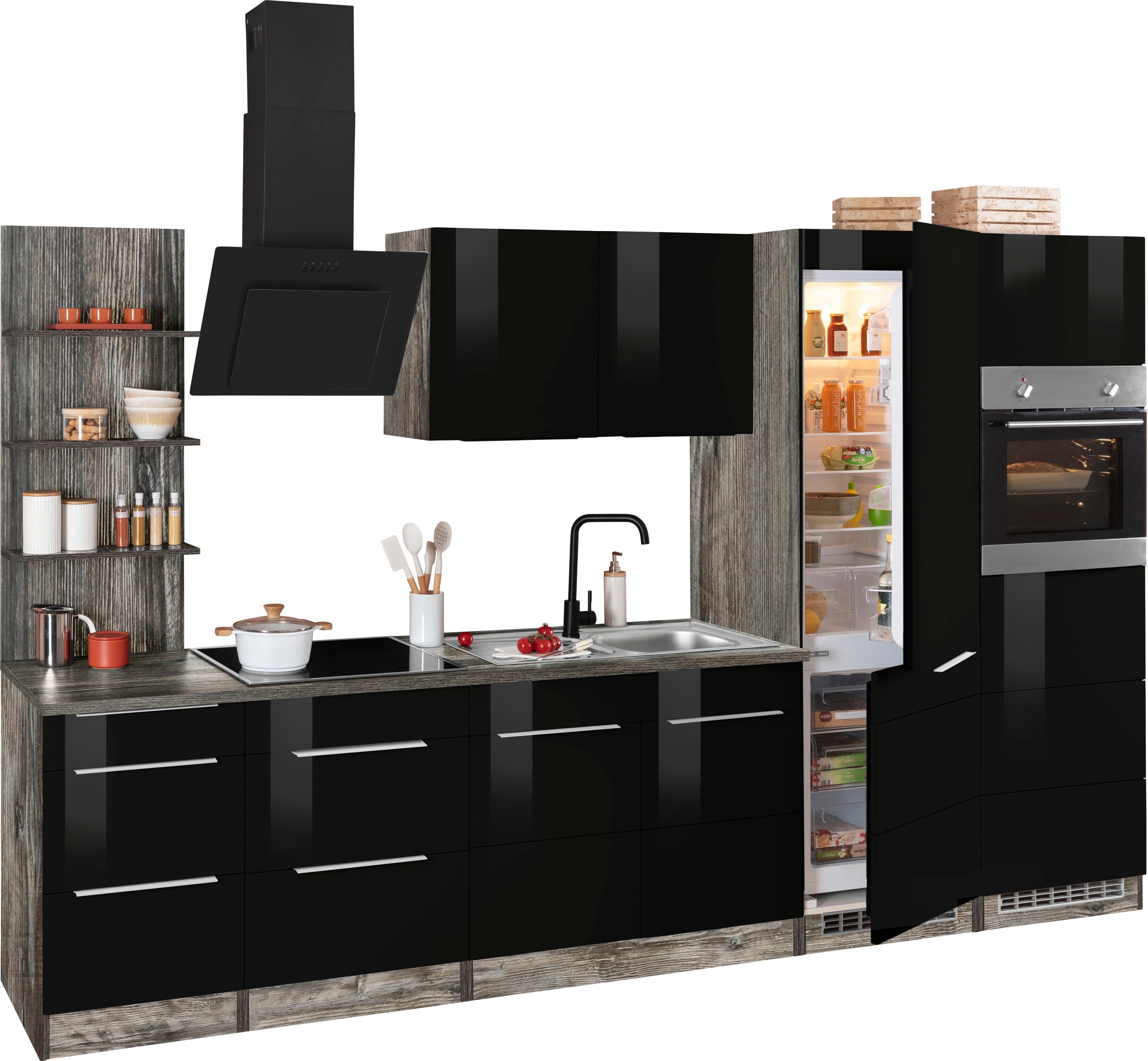 HELD im Shop Küchenzeile OTTO E-Geräten, »Brindisi«, cm Online 330 mit Breite MÖBEL
