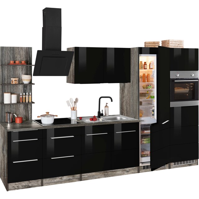 HELD MÖBEL Küchenzeile »Brindisi«, mit E-Geräten, Breite 330 cm im OTTO  Online Shop