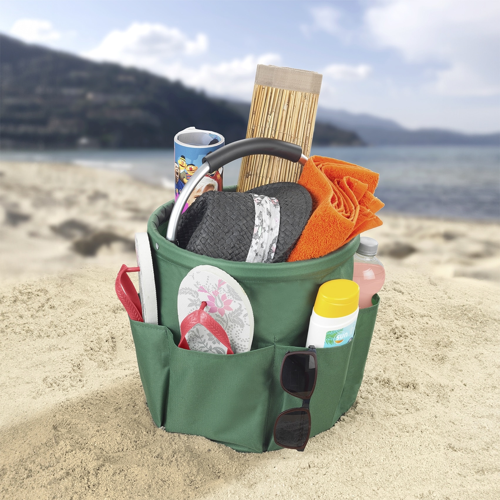 Maximex Organizer »Universal-Reinigungs-Caddy«, Allzweckkorb mit 6 Außentaschen, ideal für Haushalt, Garten & Camping