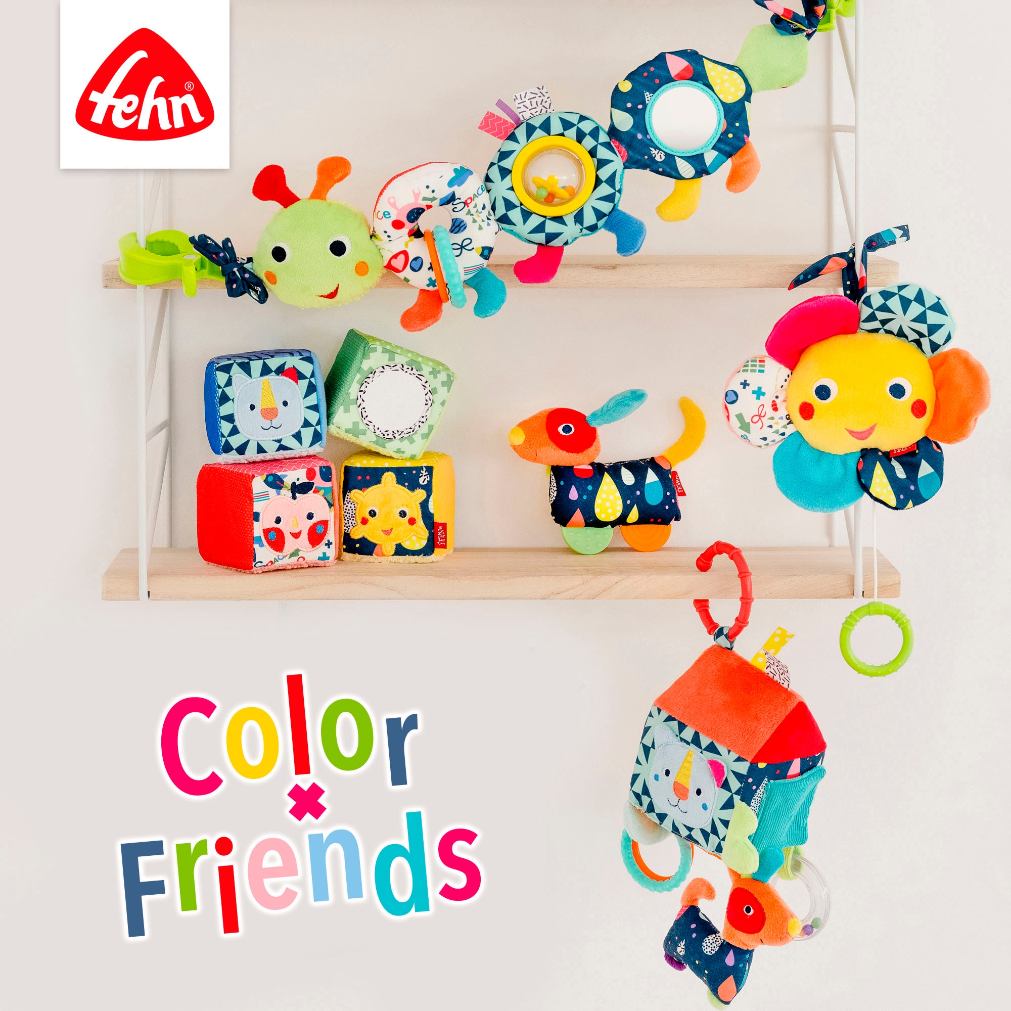 Fehn Fingerpuppe »COLOR Friends, Spielhandschuh«