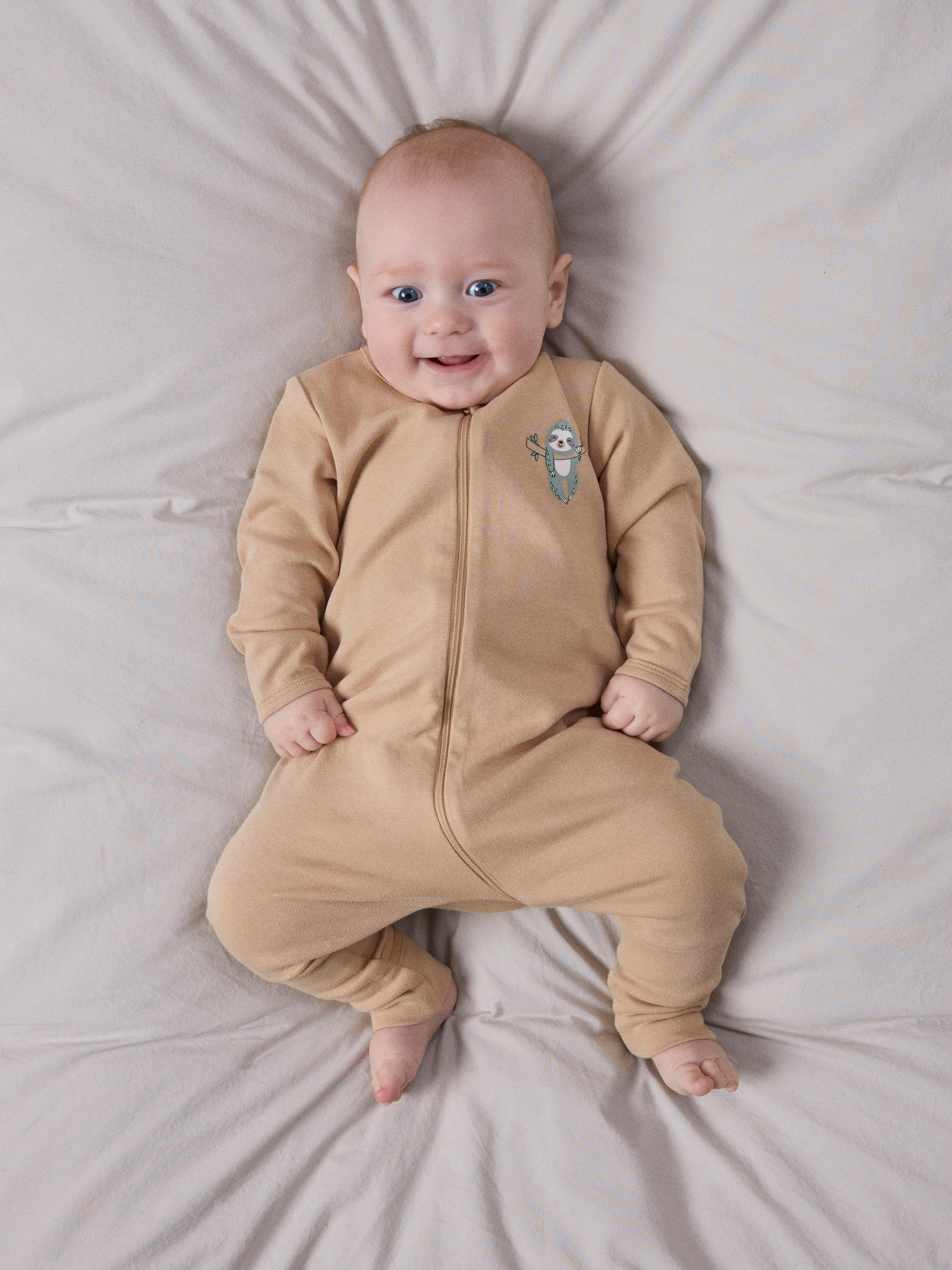 Name It Schlafoverall »NBNNIGHTSUIT 2P ZIP FF SLOTH NOOS« Packung, 2 Baumwolle