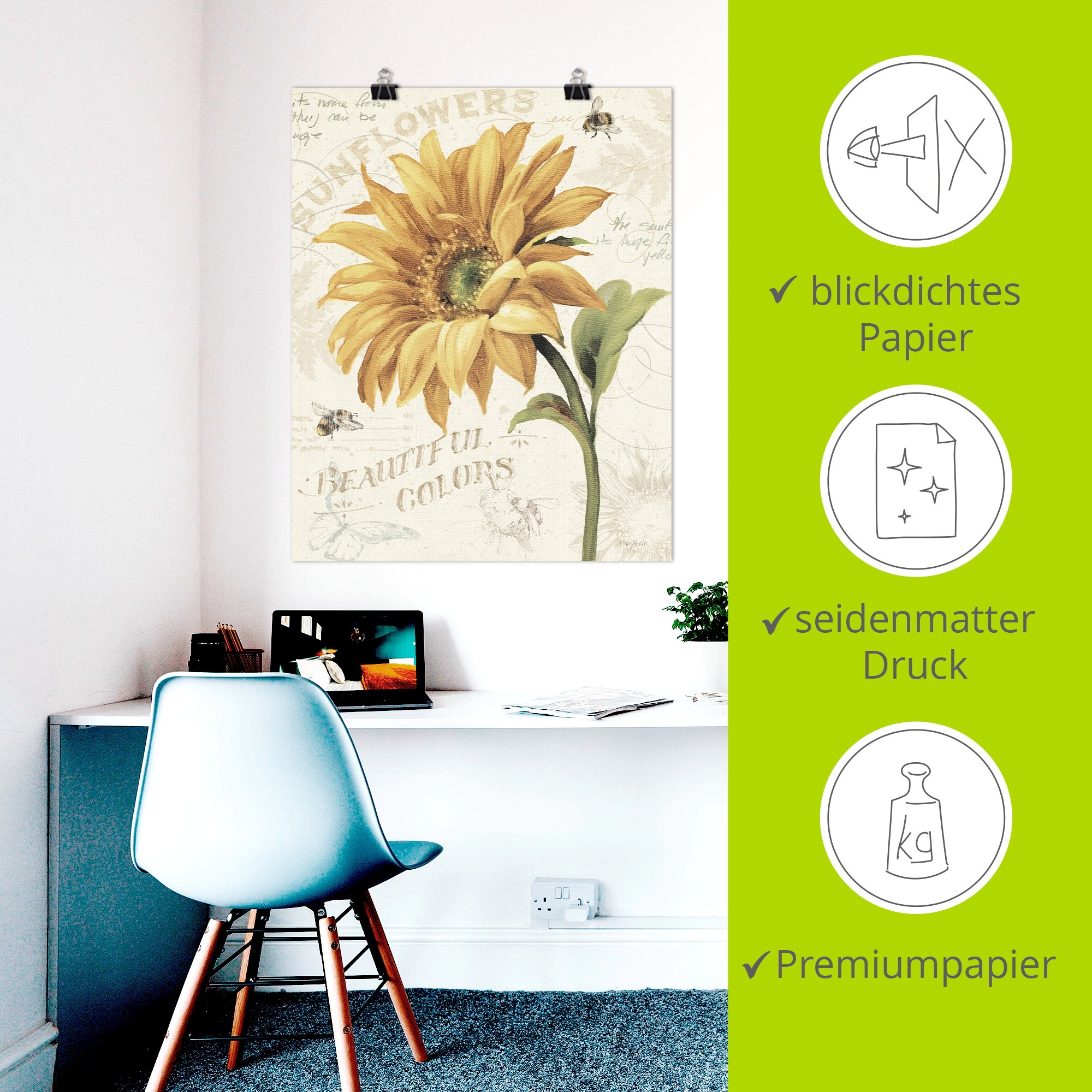 Artland Wandbild »Under the Sun II« 1 Stk. tlg. als Alubild, Leinwandbild, Poster, Wandaufkleber in verschied. Größen