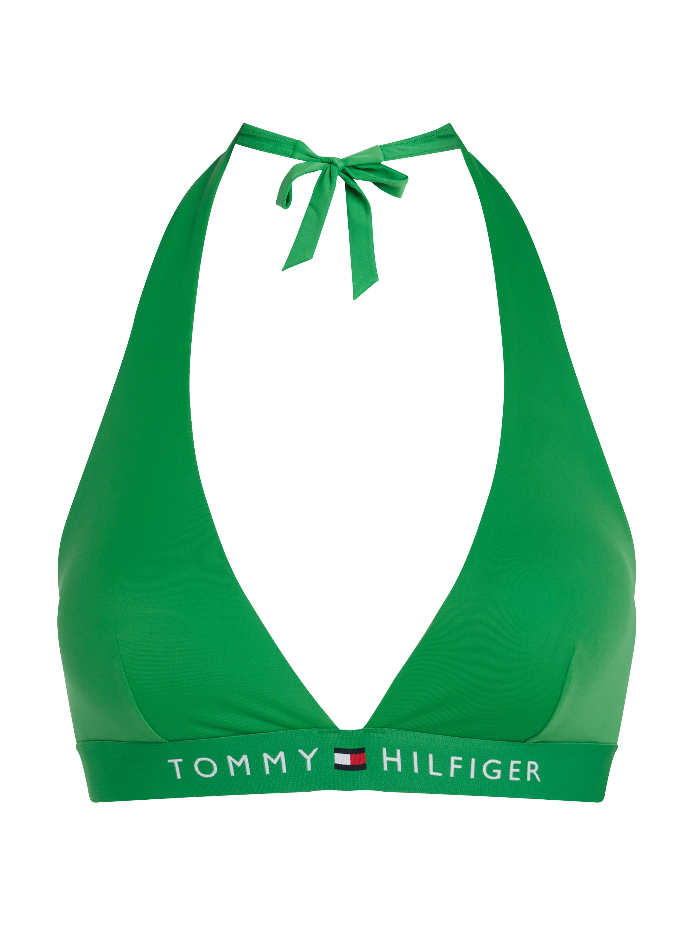 Tommy Hilfiger Swimwear Triangel-Bikini-Top »HALTER RP«, mit Logoschriftzug, mit Steckverschluss