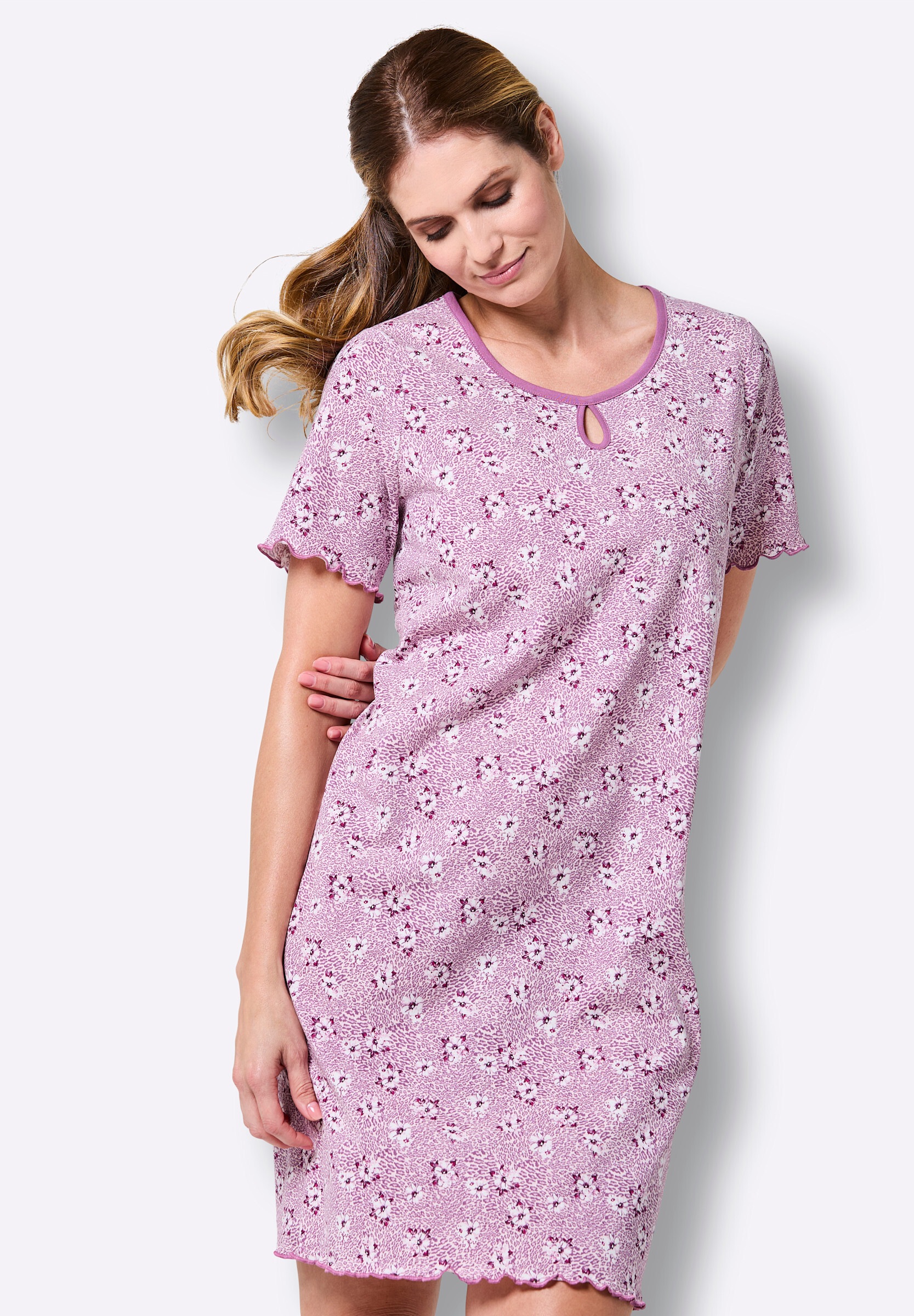 Witt Schlafanzug »Sleepshirt Sleepshirt mit floralem Druck« 1 Stk.