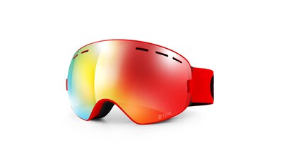 Snowboardbrille »Ski- Snowboardbrille mit Rahmen rot verspiegelt XTRM-SUMMIT«