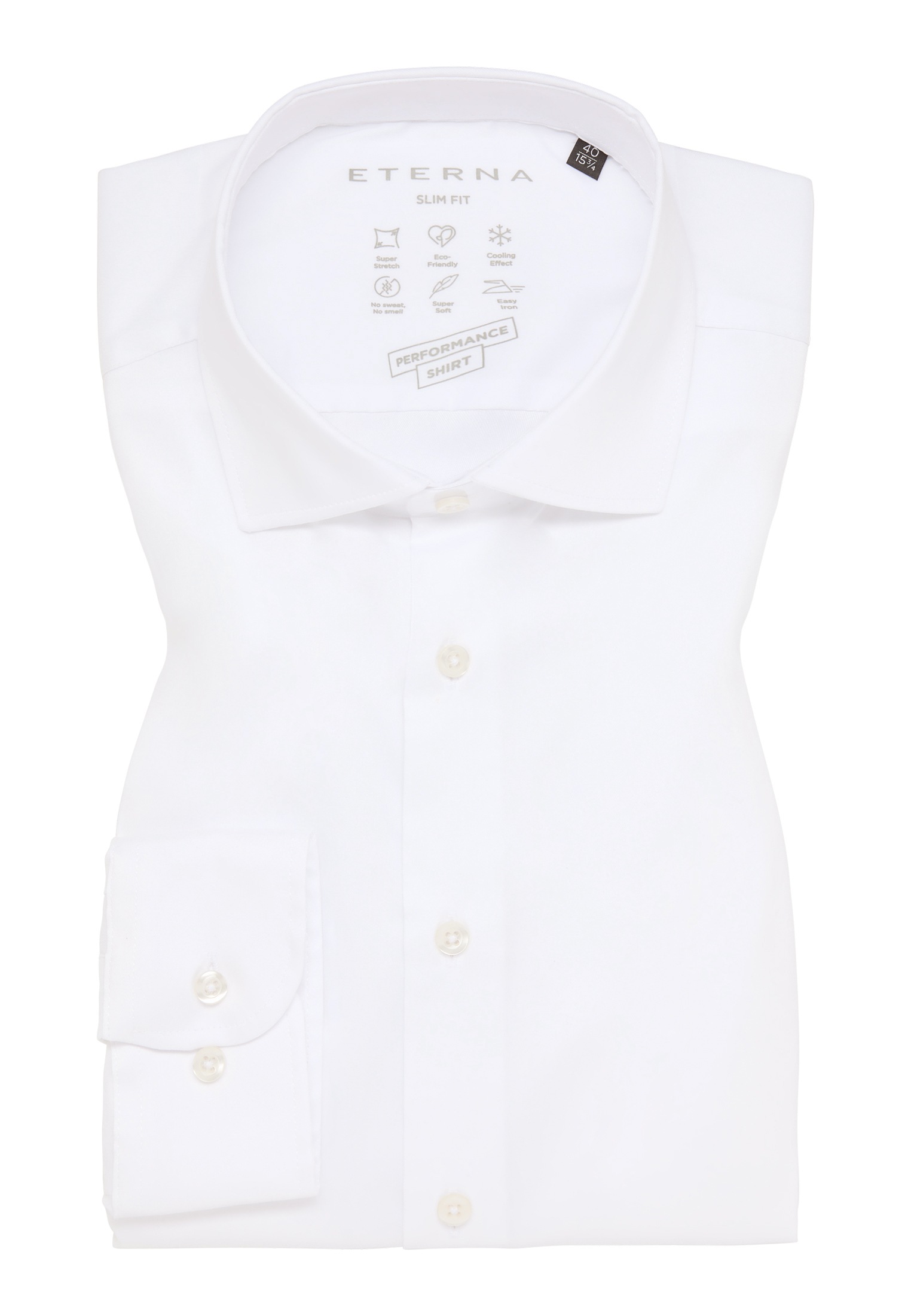 Eterna Langarmhemd »SLIM FIT«, EASY IRON (bügelleicht)