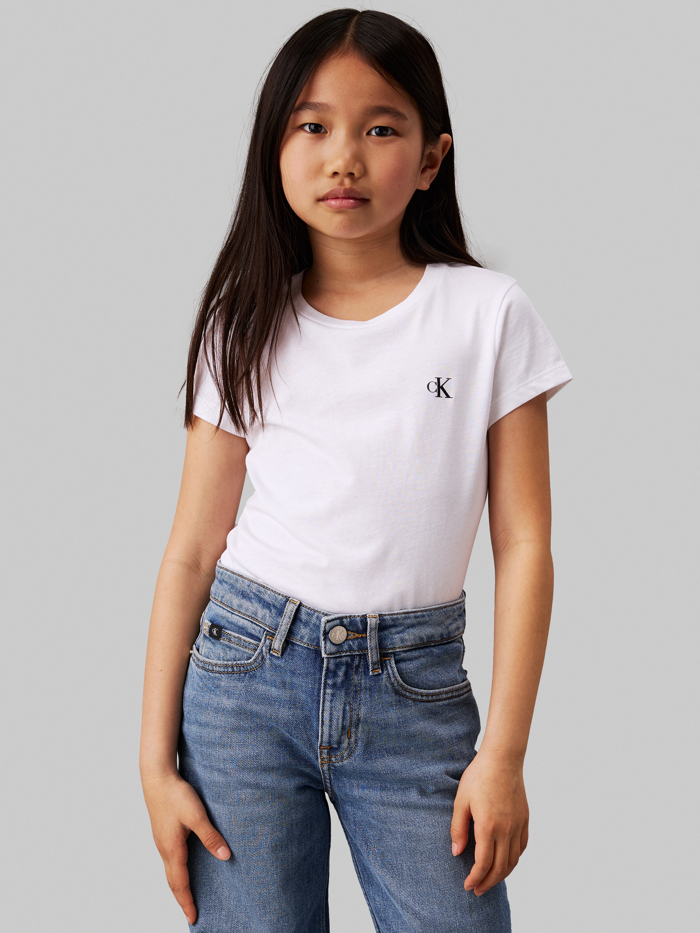 Calvin Klein Jeans T-Shirt »2-PACK SLIM MONOGRAM TOP«, für Kinder bis 16 Jahre