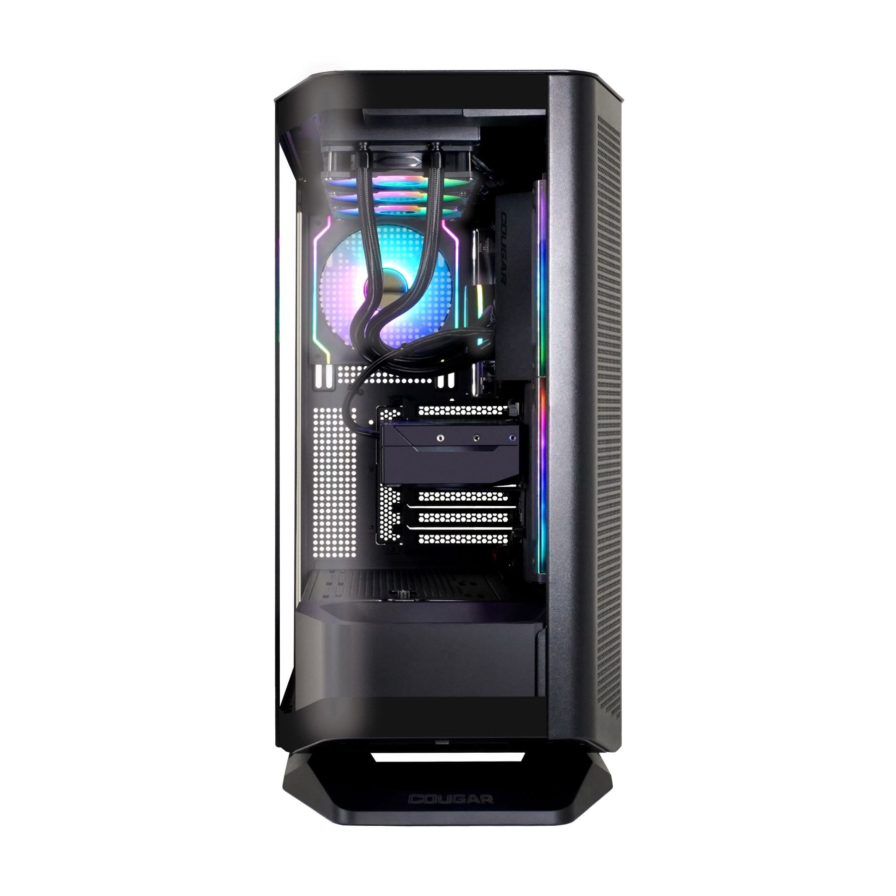 Cougar Gaming-PC-Komplettsystem »FV270 BK SET2662 Intel Core Ultra 5 245KF RTX 5060Ti 32GB DDR5 1TB SSD« 32 ″ Intel® Core Ultra 5 GeForce RTX™ 5060 Ti 32 GB RAM 1.000 GB SSD Windows 11, DDR5 RAM + AOC 32" Curved Gaming-Monitor + AOC 16" Monitor