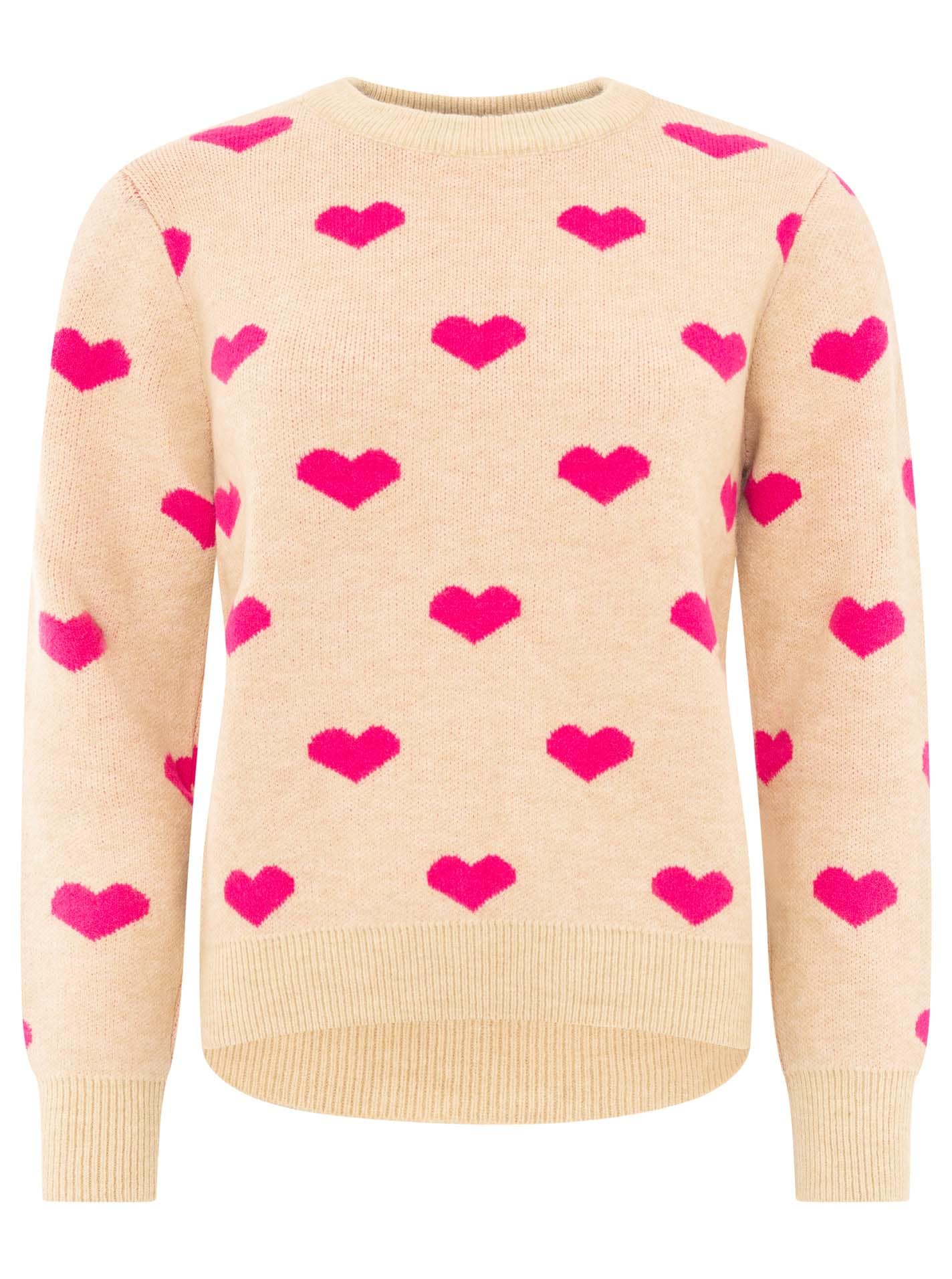 Zwillingsherz Strickpullover »"Herz"« mit Herzmotiv, Rundhalsausschnitt