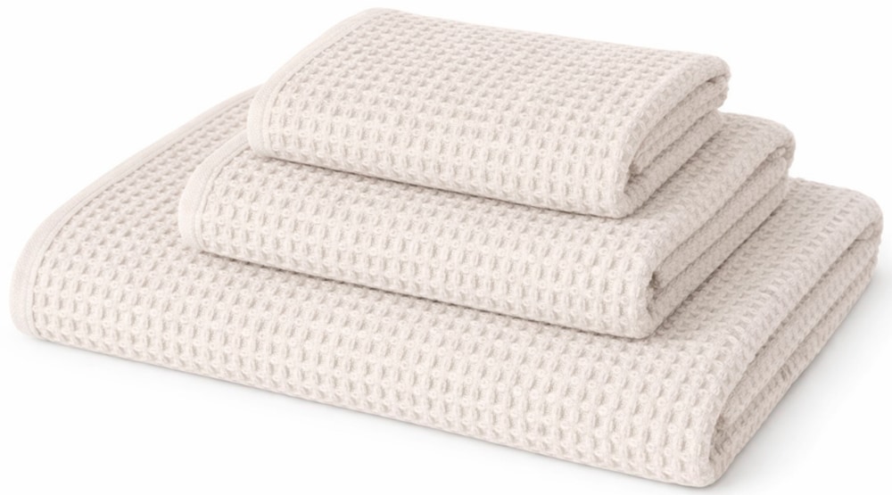 Egeria Handtuch »LIVA« 50x100 cm, Waffelpiqué Struktur