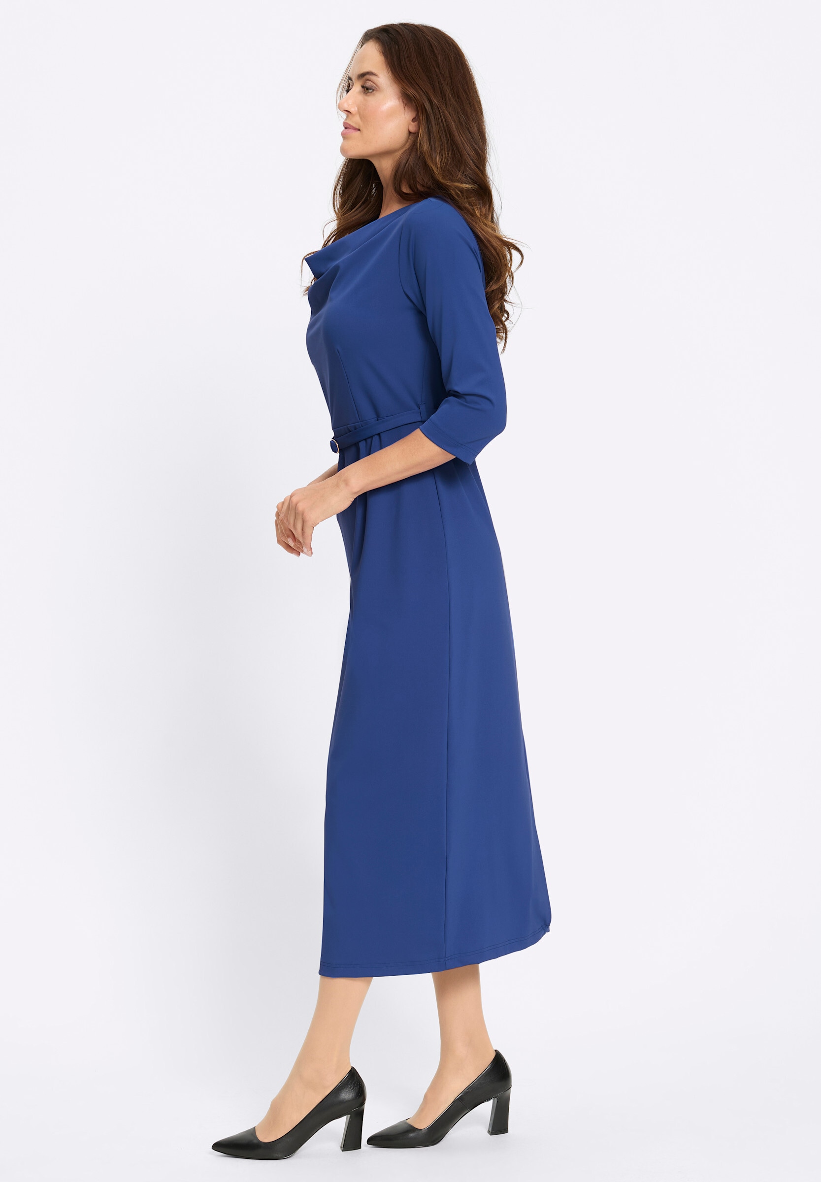 heine Jerseykleid »Jersey-Kleid Jerseykleid mit Gehschlitz hinten« Ohne Taschen