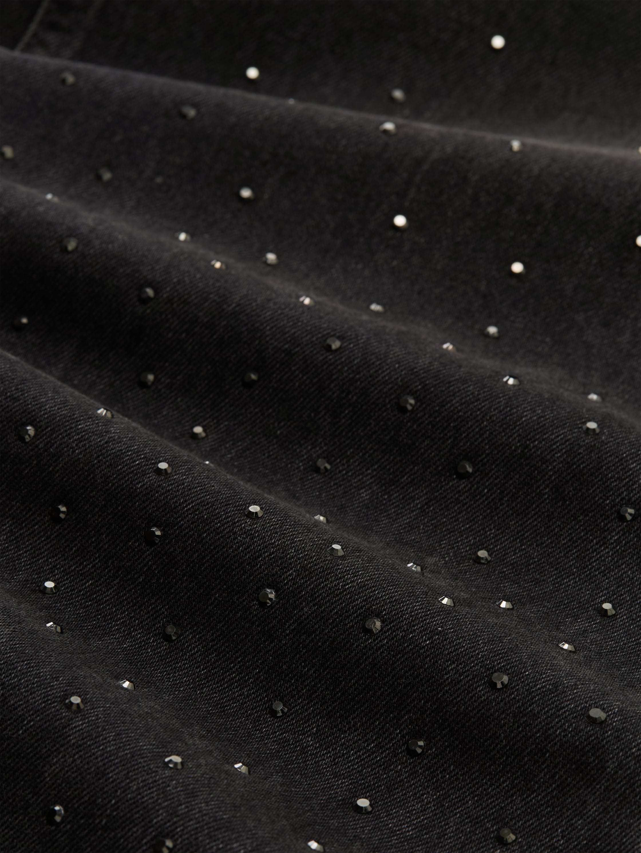 TOM TAILOR Denim Weite Jeans »LINOU« mit Strasssteinen