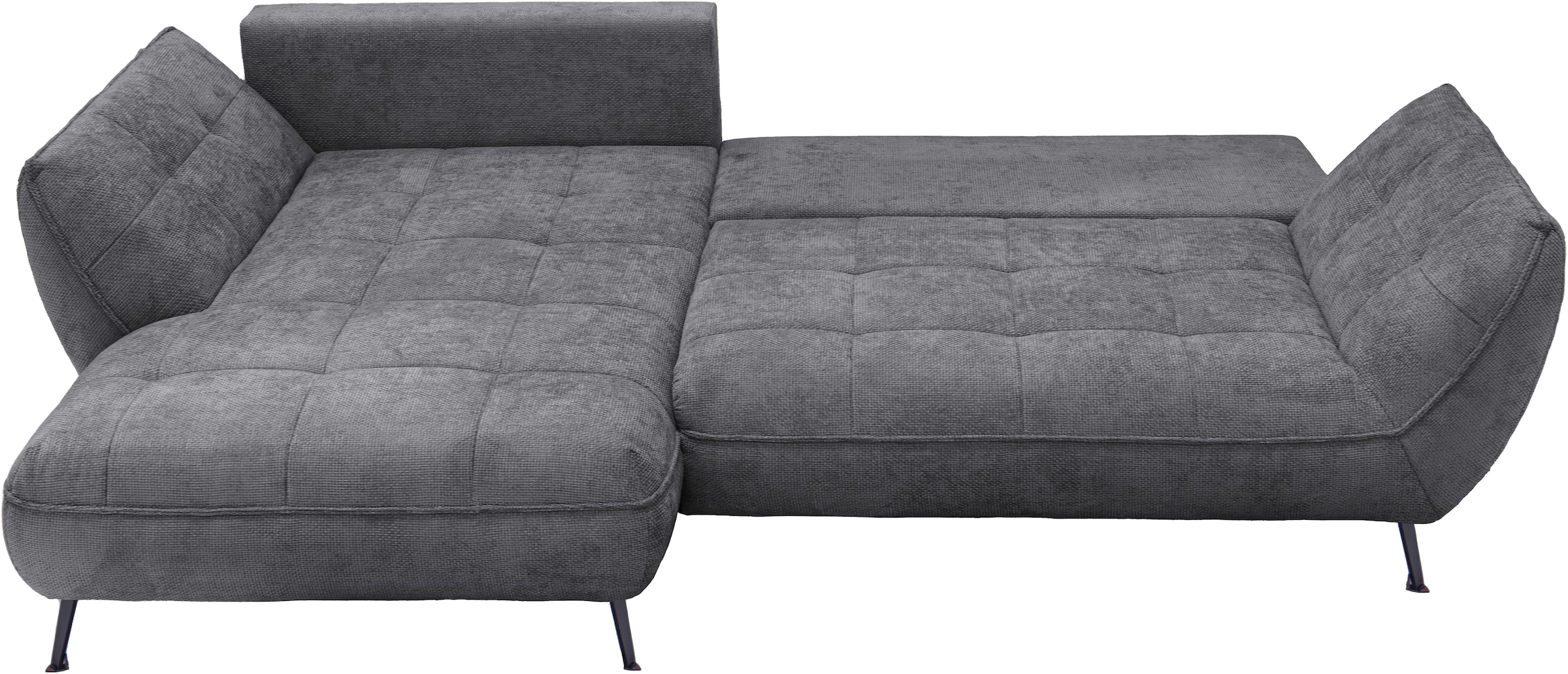 exxpo - sofa fashion Ecksofa »Samoa, bequem und modern, mit Easy-Lift-Bettfunktion, L-Form«, Ecksofa Samoa, inkl. Bettfunktion, Bettkasten und Rückenkissen