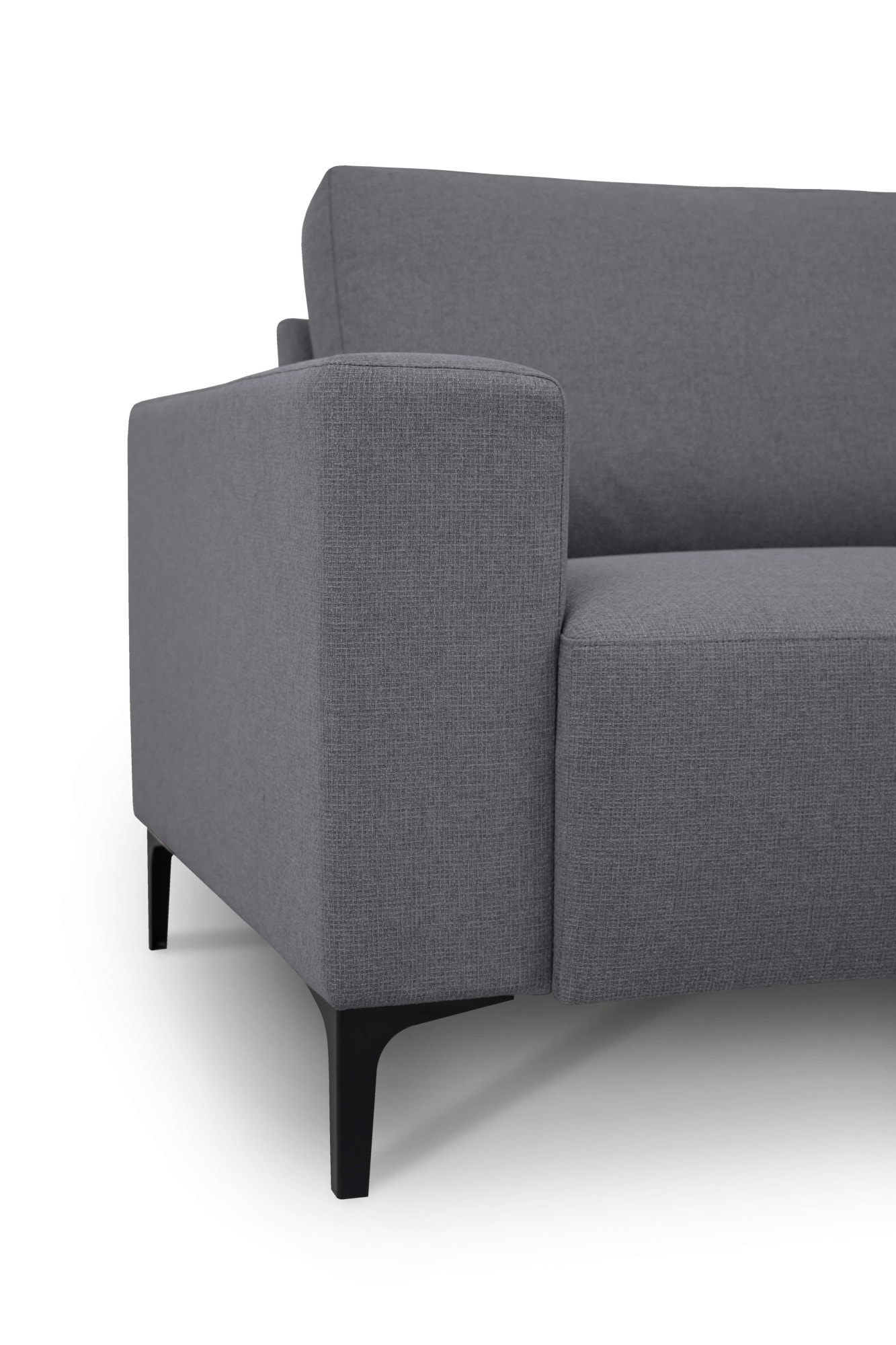 Home affaire Ecksofa »Tournon, L-Form, Breite 256 cm, Webstoff, Chenille«, Designsofa im nordischen Stil, Wellenunterfederung, Metallfüße