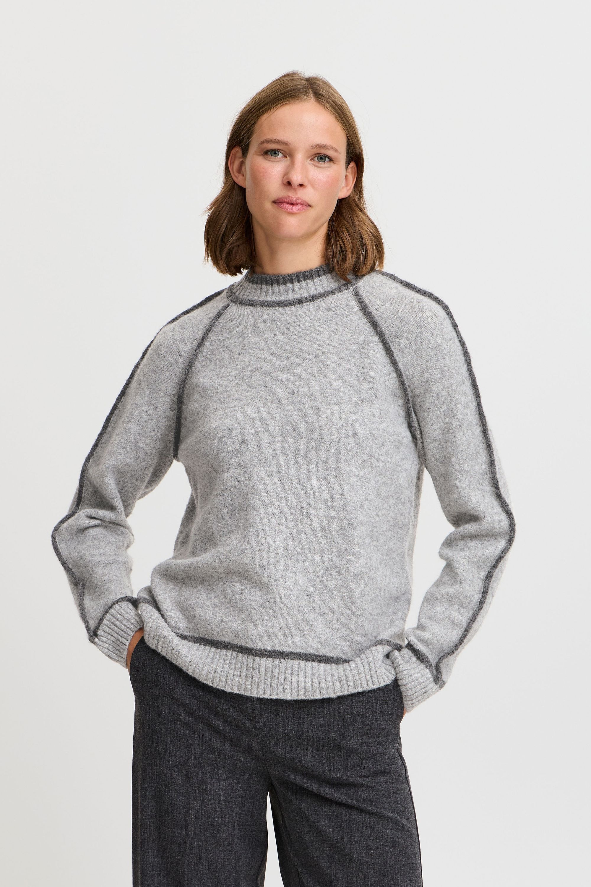 b.young Strickfleece-Pullover »Strickpullover BYNINNA W. TURTLENECK -«