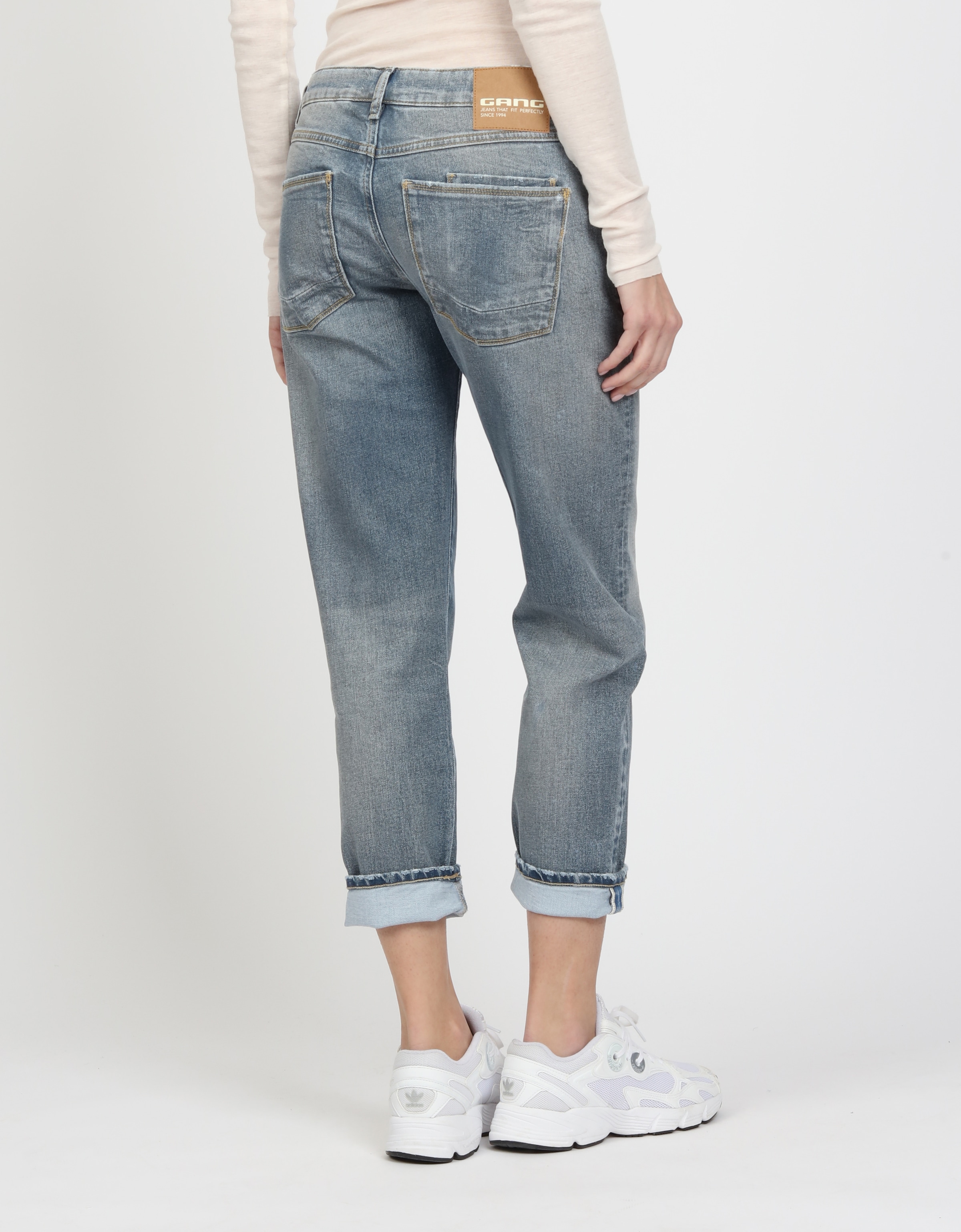 GANG Boyfriend-Jeans »94NADIA«, 5-Pocket Style mit Reißverschluss und Knopf