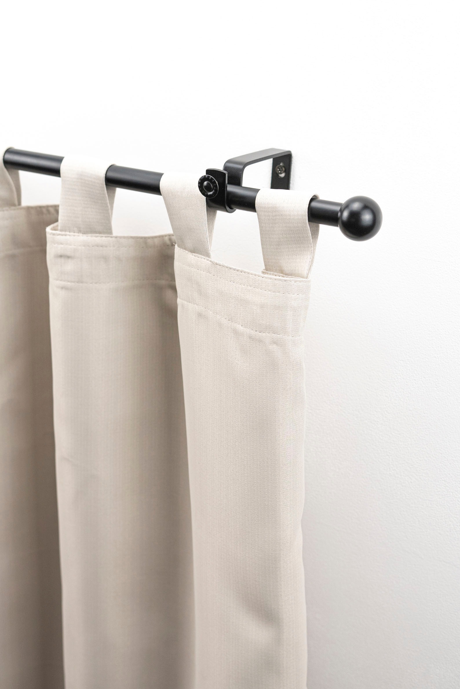 GARESA Gardinenstange »BOLTI mit offenem Träger« Ø 16 mm 1 läufig-läufig Wunschmaßlänge Vorhanggarnitur, verlängerbar, Wandmontage, ohne Ringe