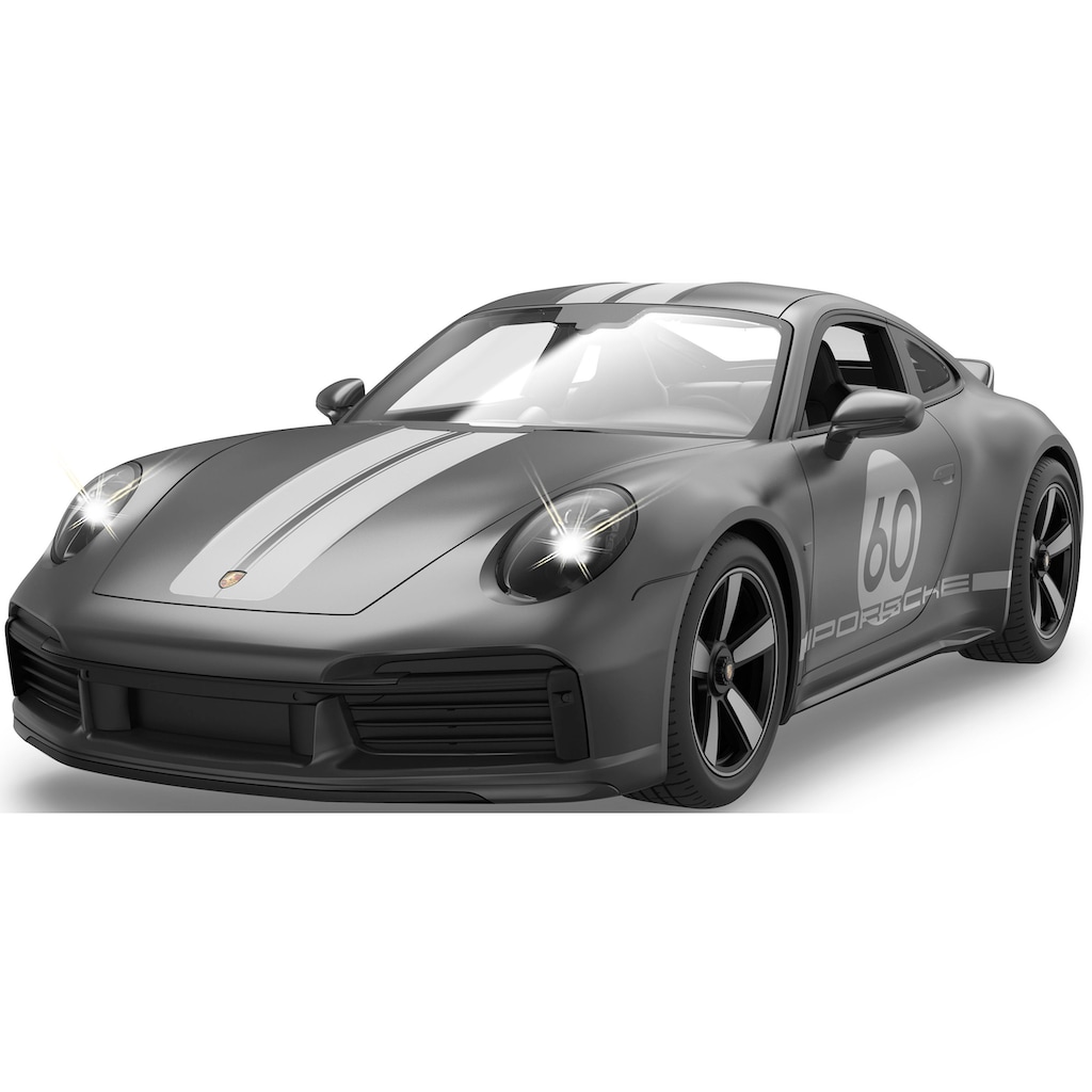 Jamara RC-Auto »Deluxe Cars, Porsche 911 Sport Classic 1:16, grau - 2,4 GHz«