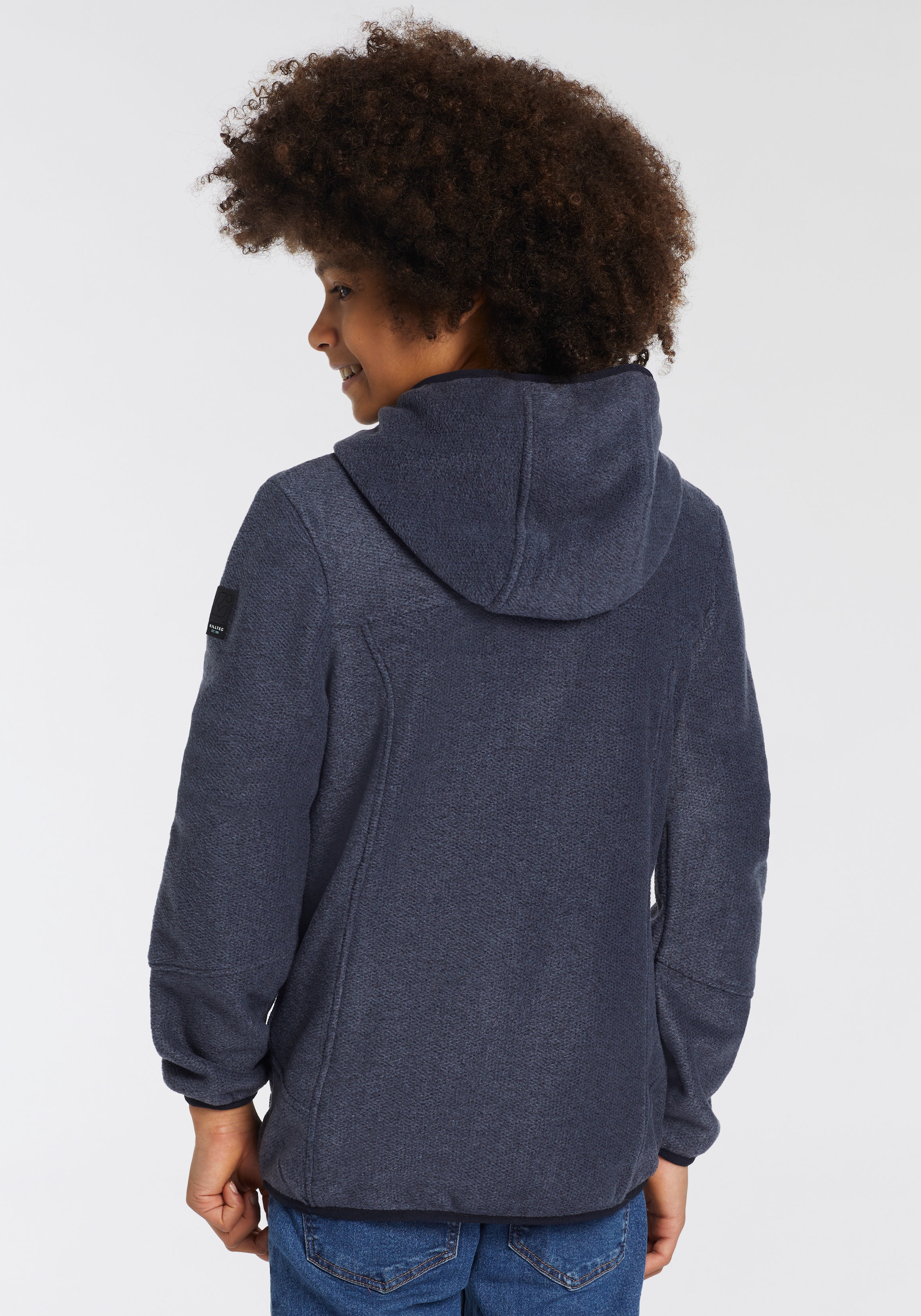 Killtec Fleecejacke »KOW 347 GRLS KNTFLC JCKT«, mit Kapuze, für Kinder