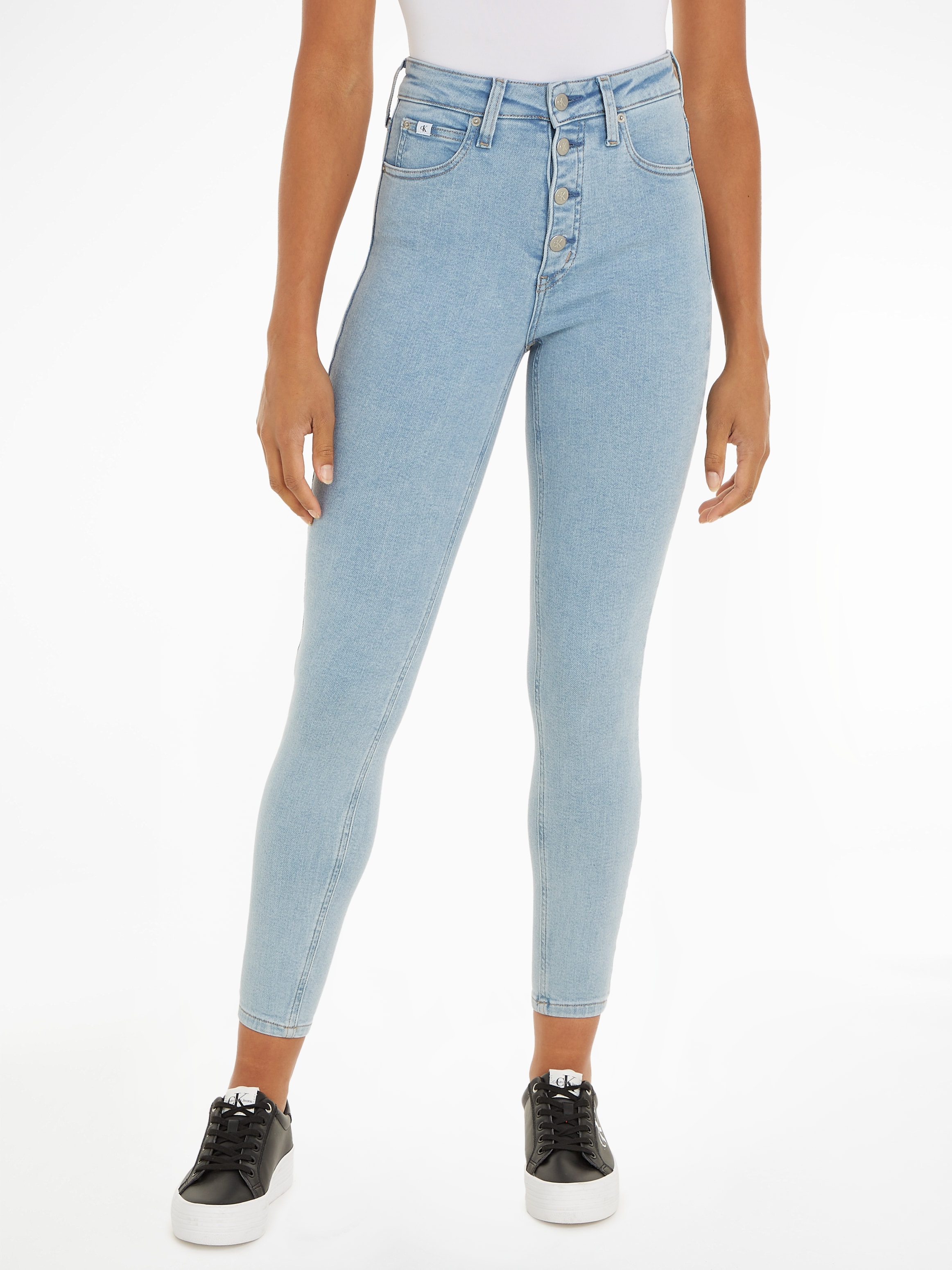 Skinny-fit-Jeans »HIGH RISE SUPER SKINNY ANKLE«, in klassischer 5-Pocket-Form