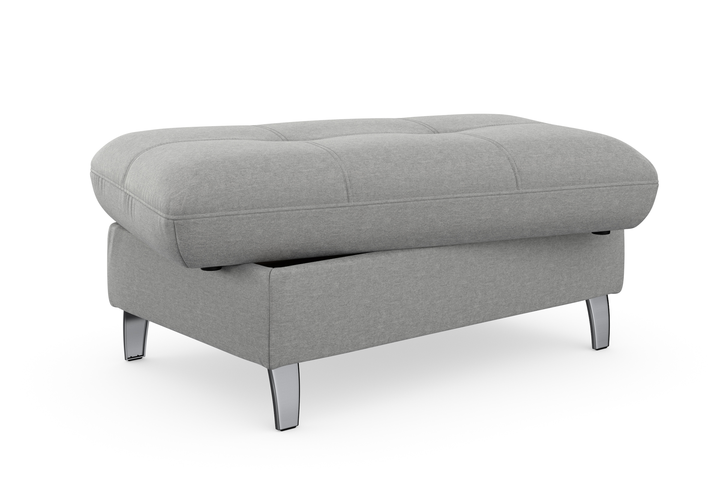 sit&more Stauraumhocker »Maggiore«, mit Stauraum und modernen Metallbeinen