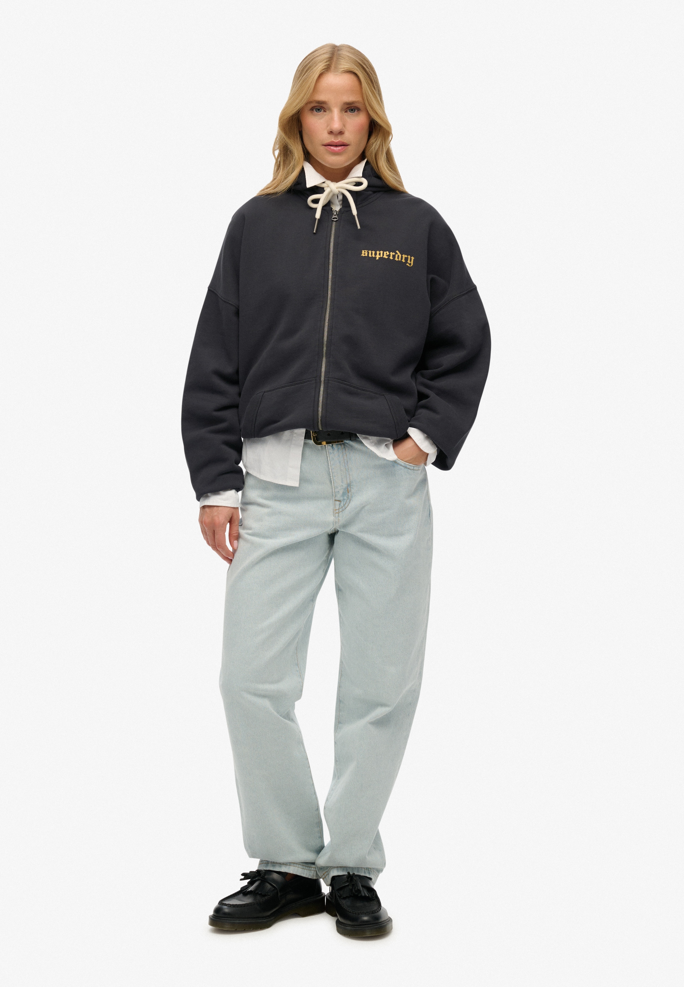 Superdry Kapuzensweatjacke »OLD SCHOOL TATTOO OS ZIPHOOD«