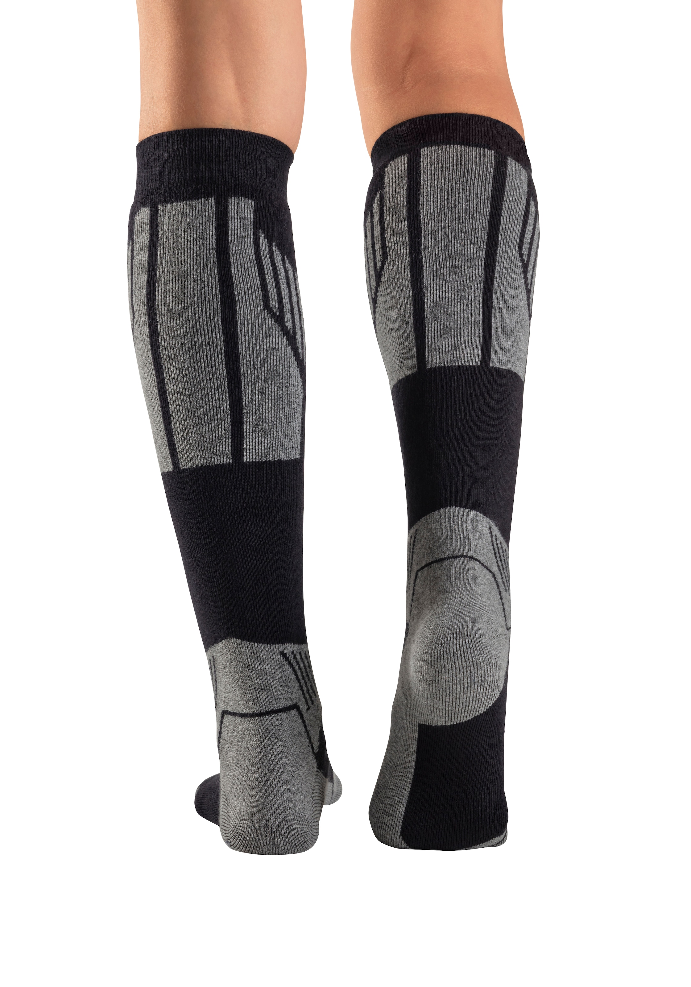 H.I.S Skistrümpfe Packung, 2 Paar tlg. mit bequemem Vollfrottee