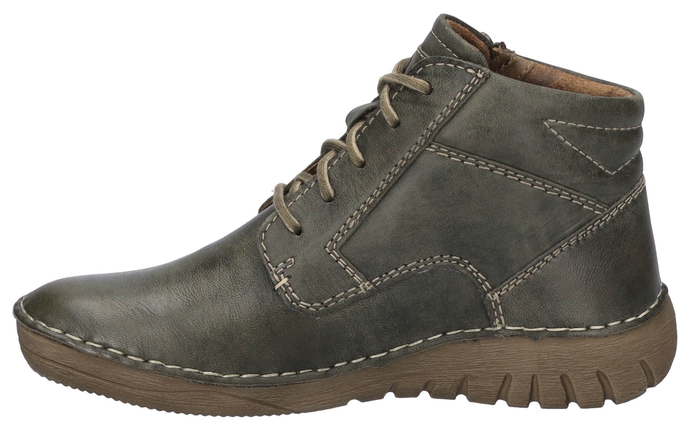 Josef Seibel Schnürstiefelette »Felicia 01«, Winterstiefel, Schnürstiefel, Boots mit Reißverschluss