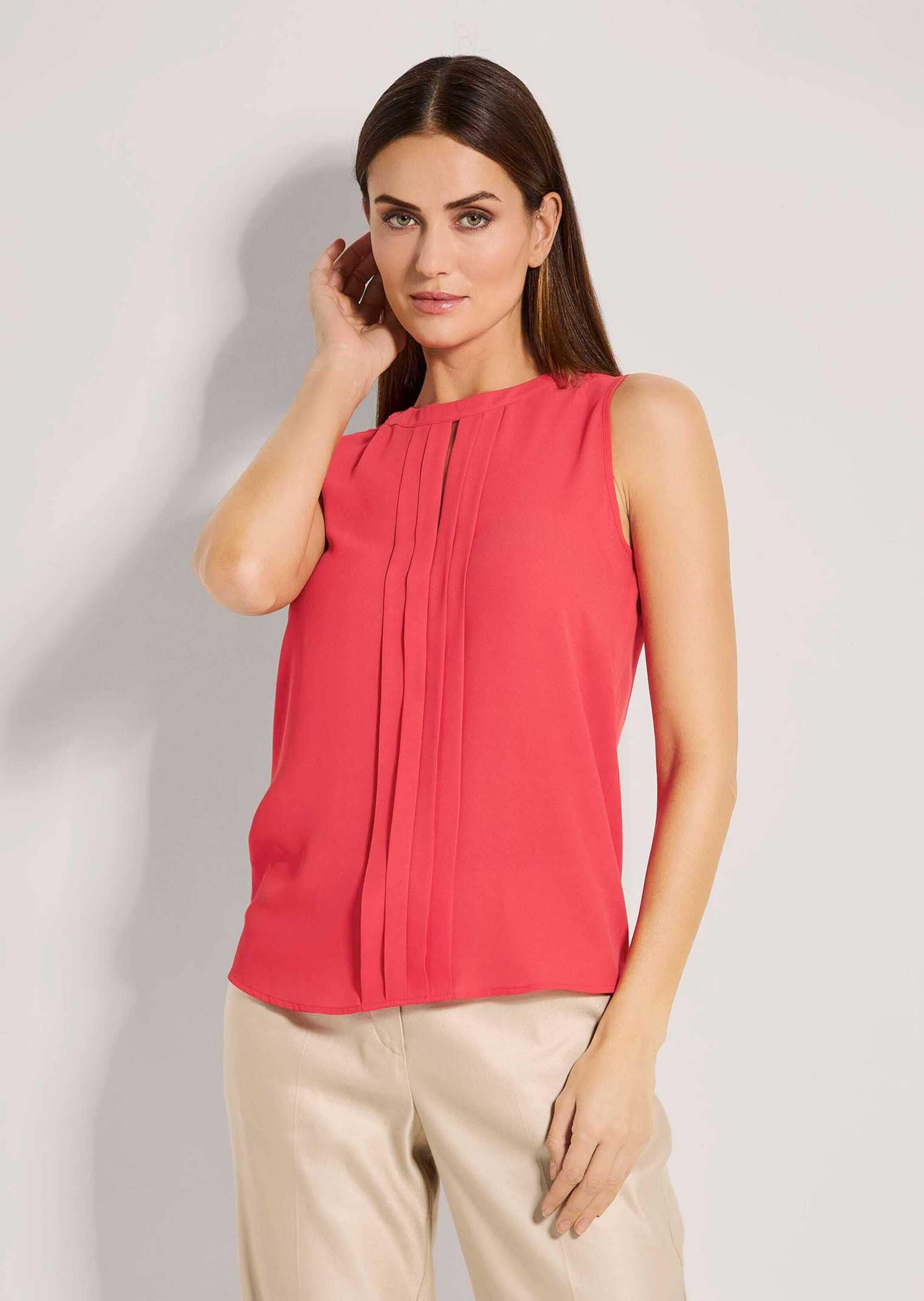 MADELEINE Blusentop »Bluse Ärmellose Bluse zum Schlüpfen«