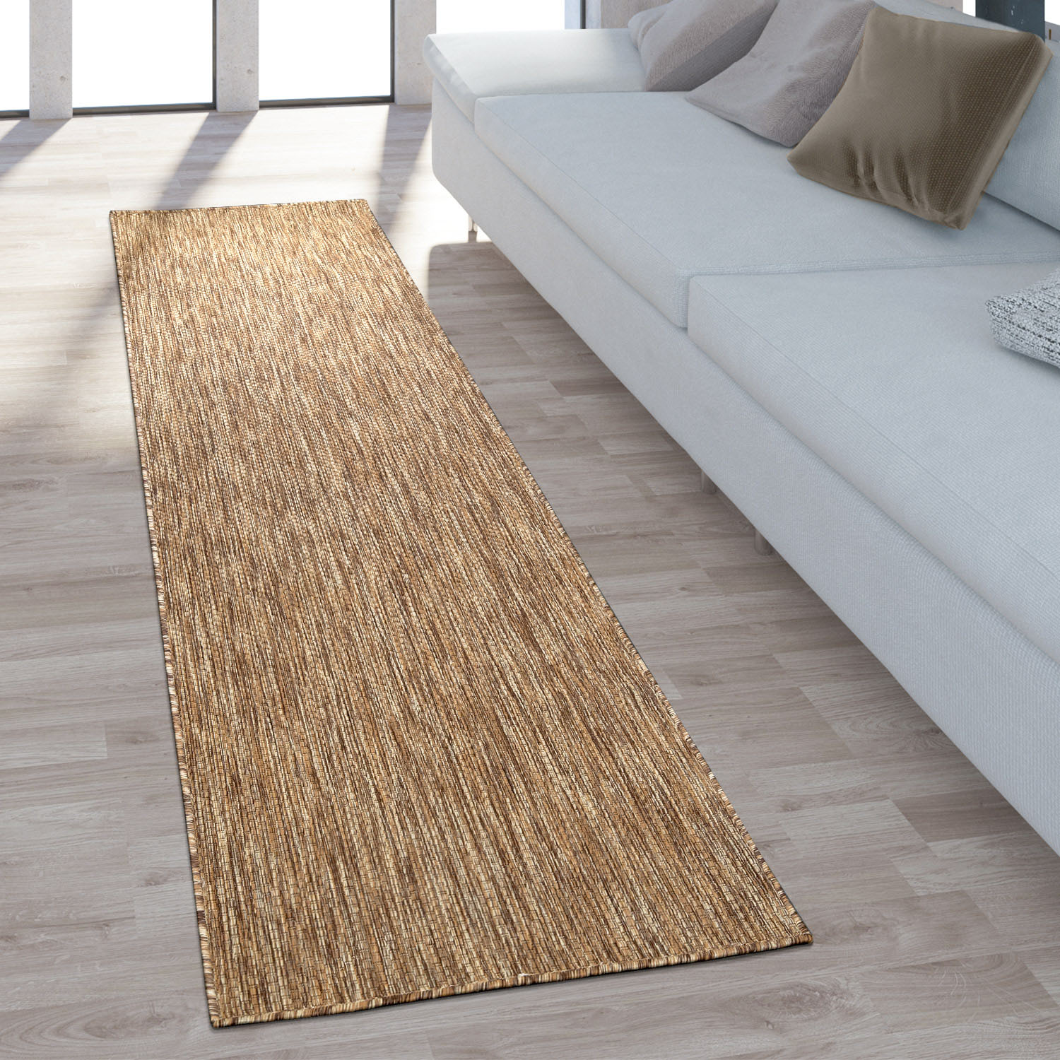 Läufer »Venedig«, rechteckig, lachgewebe, Sisal-Optik, meliert, UV-beständig, Outdoor...