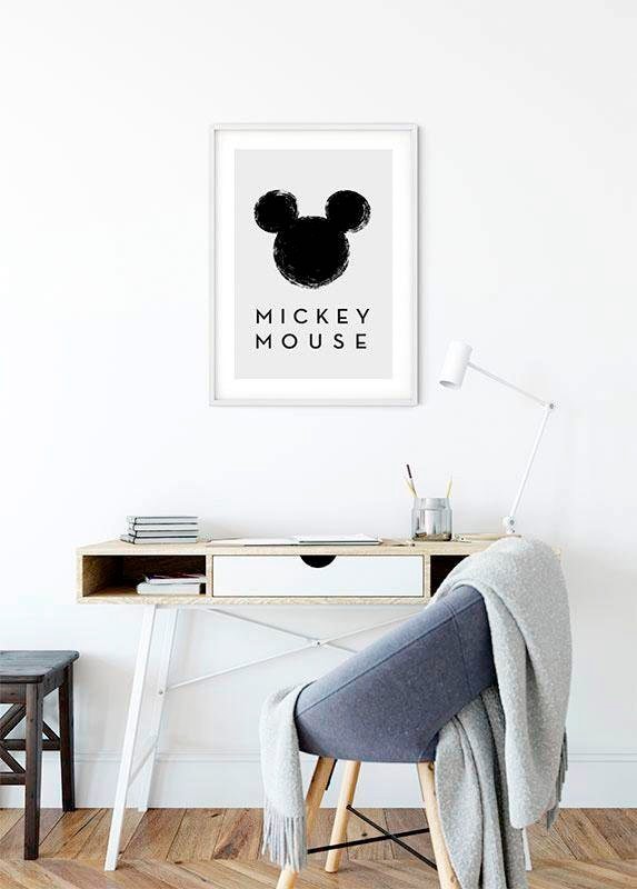 OTTO St.), Komar bei Silhouette«, Disney, online Schlafzimmer, »Mickey kaufen (1 Kinderzimmer, Mouse Poster Wohnzimmer
