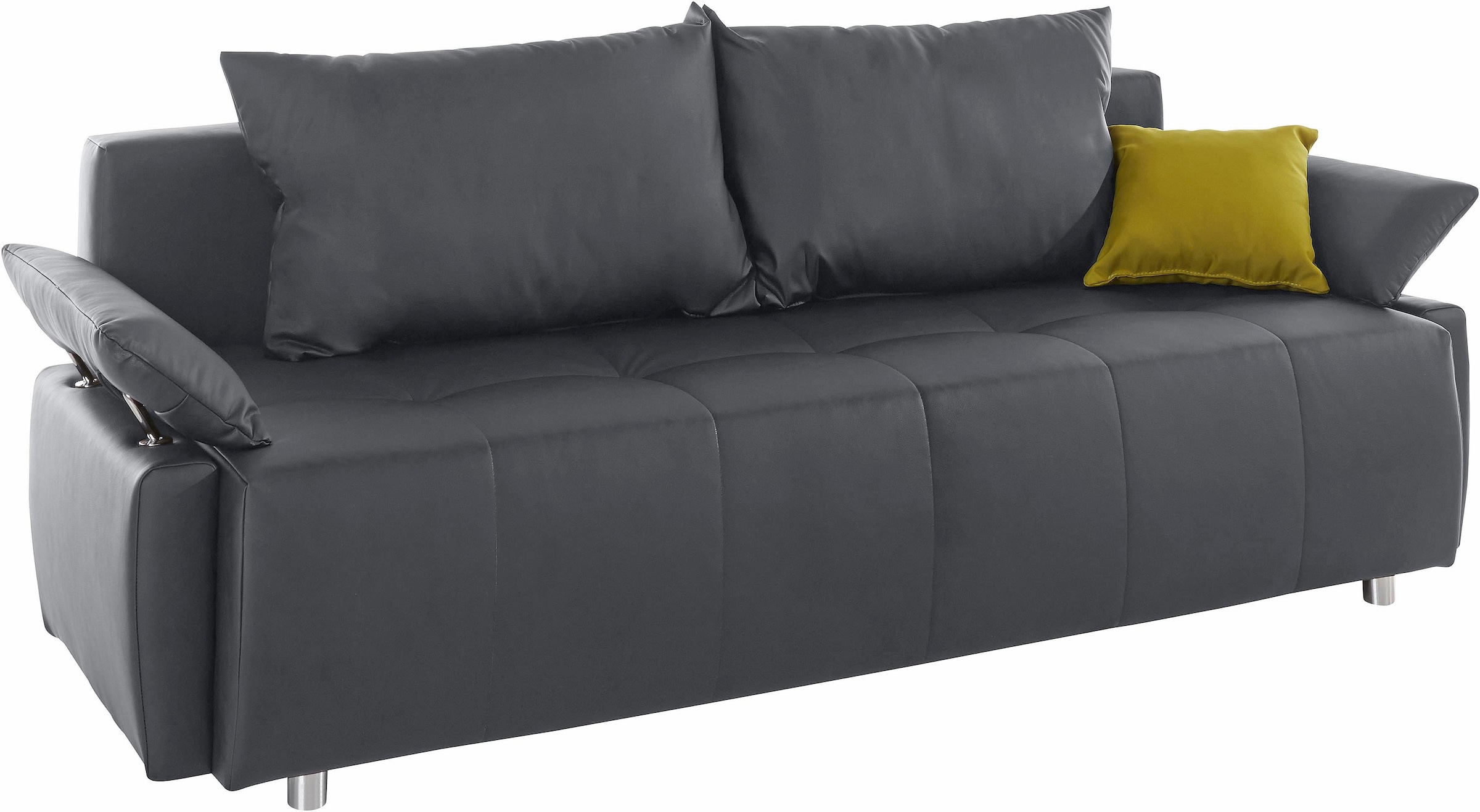 COLLECTION AB Schlafsofa »Funtastic«, mit Federkern, Bettfunktion, inklusive 2 Rücken- und 1 Zierkissen