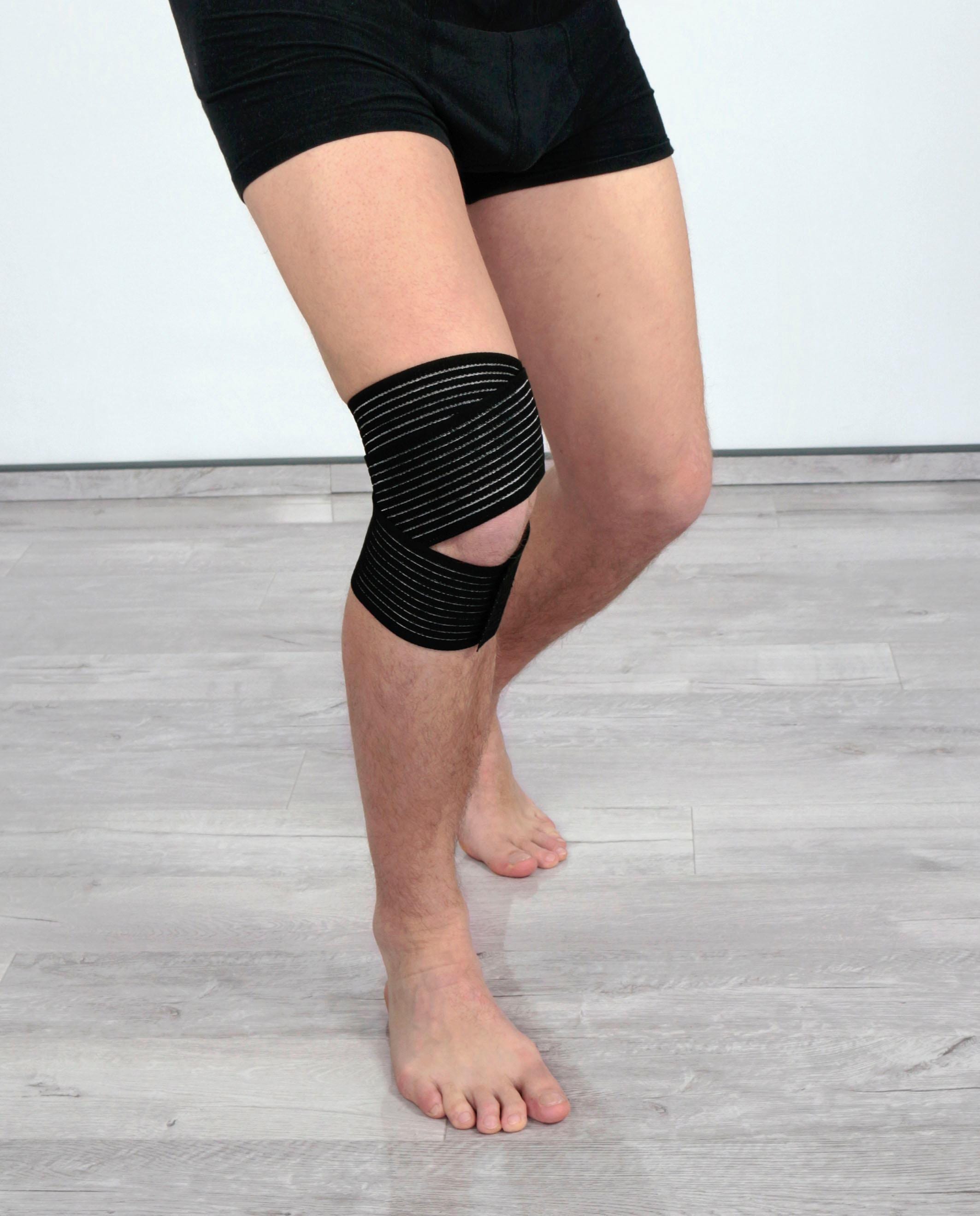 Klettverschluss stufenlos mit Kniebandage, haftendem online bei Hydas OTTO