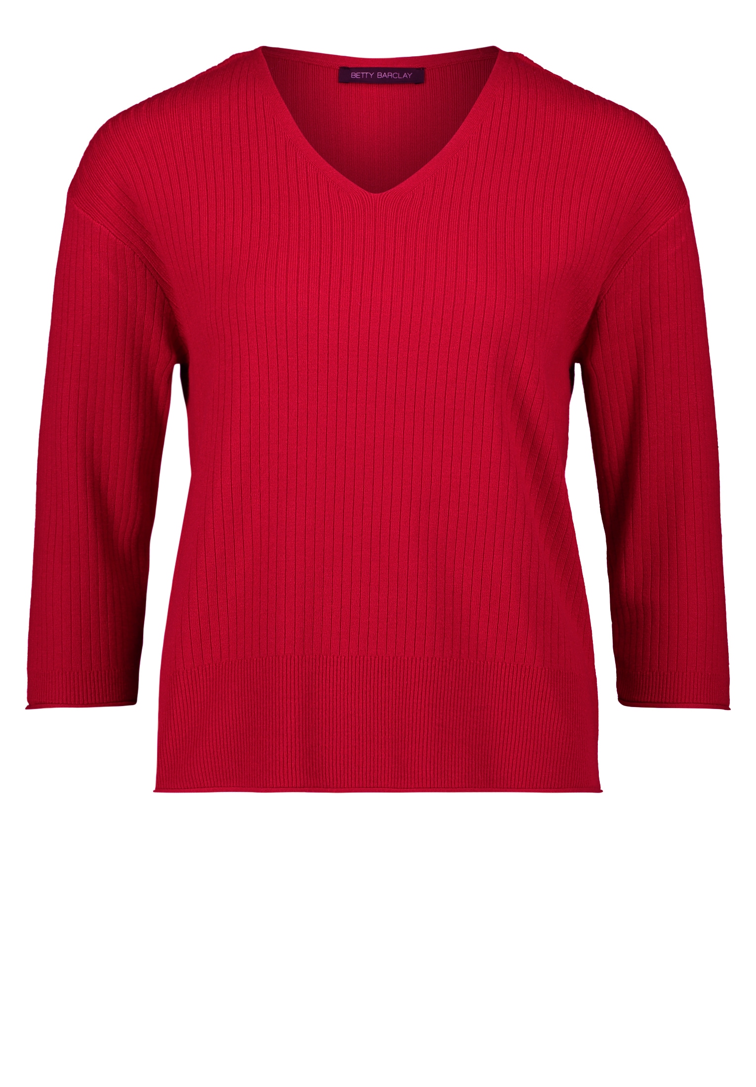 Betty Barclay Rundhalspullover »Feinstrickpullover mit V-Ausschnitt«