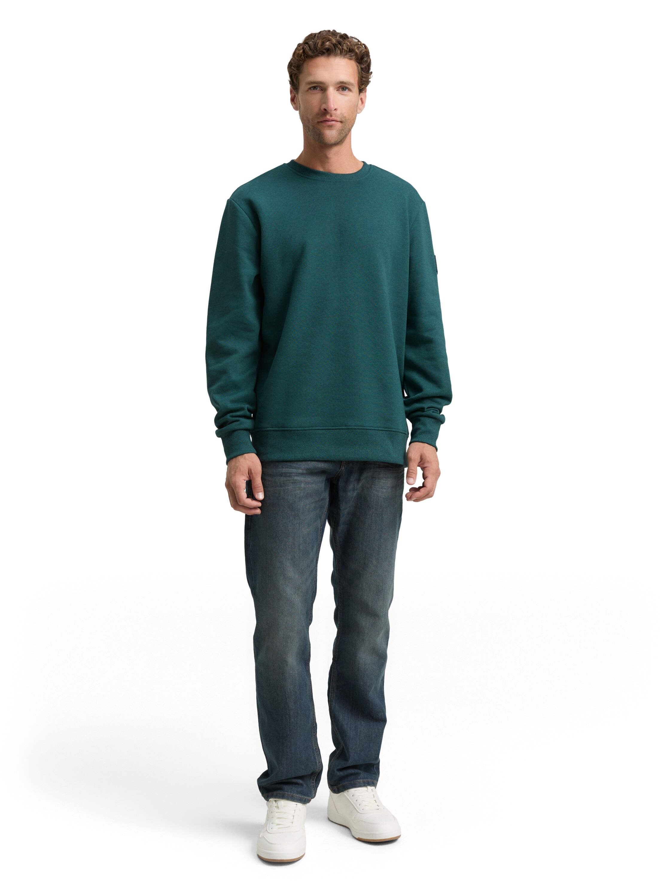 TOM TAILOR Sweatshirt, mit Logo Stickerei am Arm