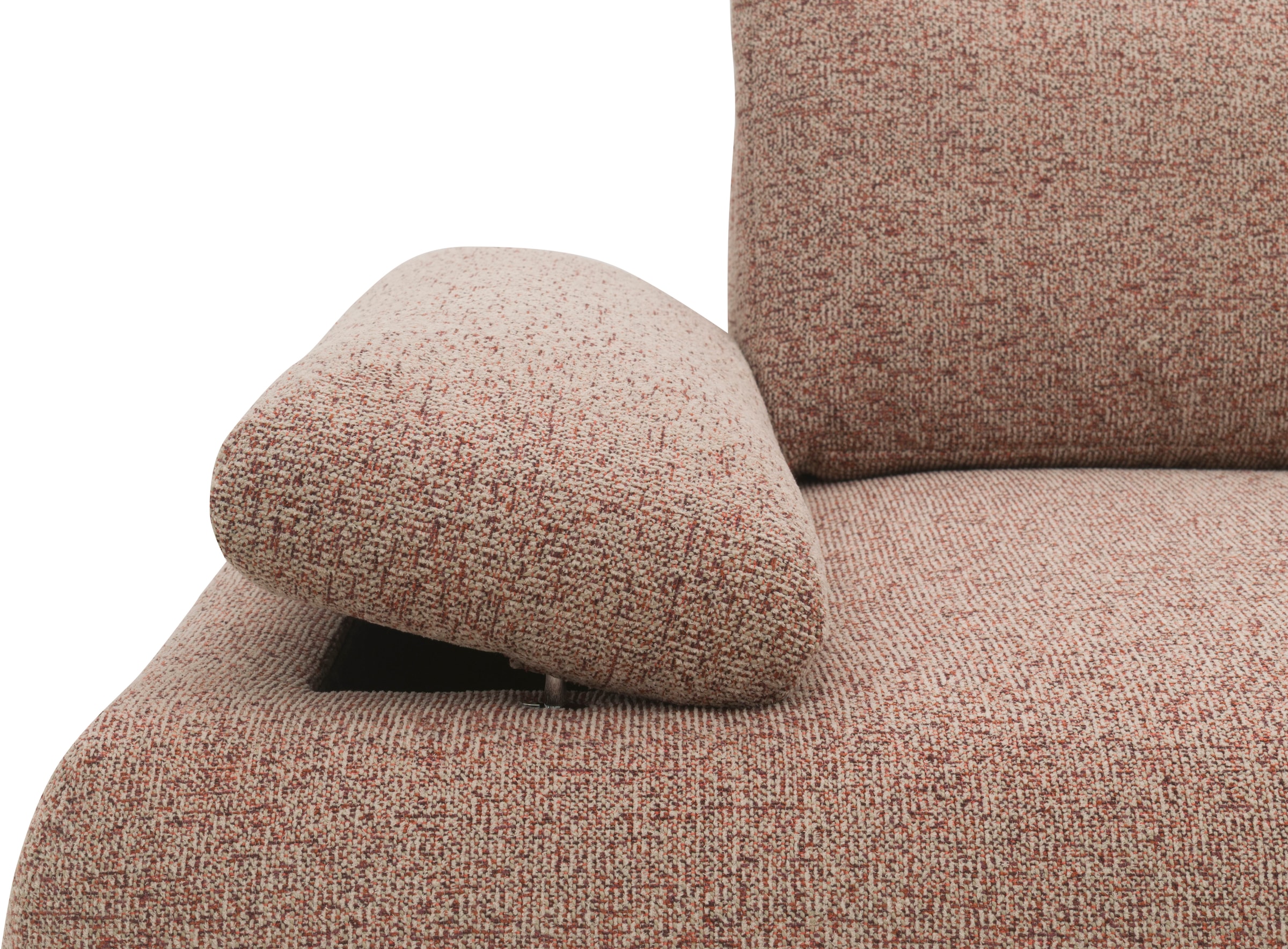 DOMO collection Big-Sofa »800016 Megasofa Breite 244cm, Federkernunterfederung«, (2 St.), moderner Strukturstoff aus 95% Polyester und 5% Baumwolle