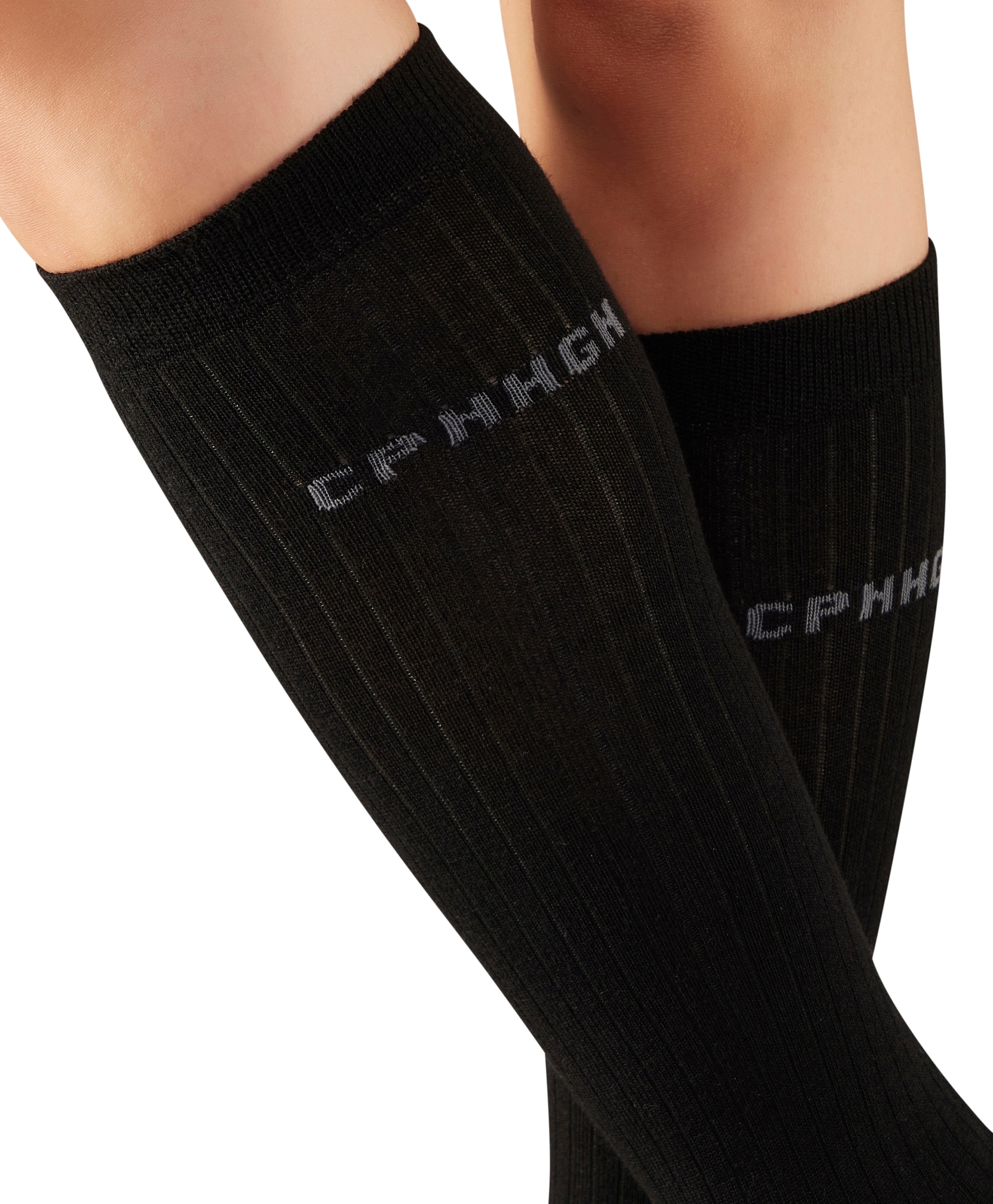 Copenhagen Studios Kniestrümpfe Packung, 2 Paar tlg. mit weicher wärmender Wolle