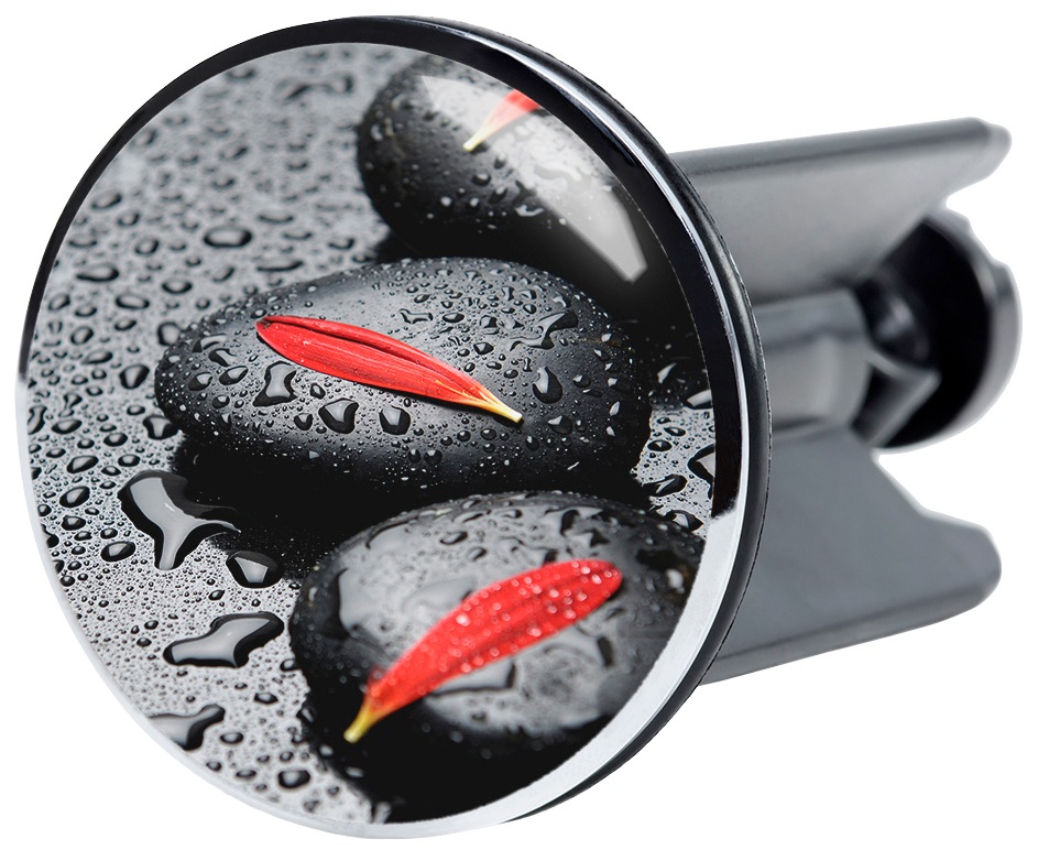 Sanilo Waschbeckenstöpsel »Elegance« Ø 4 cm in schwarz