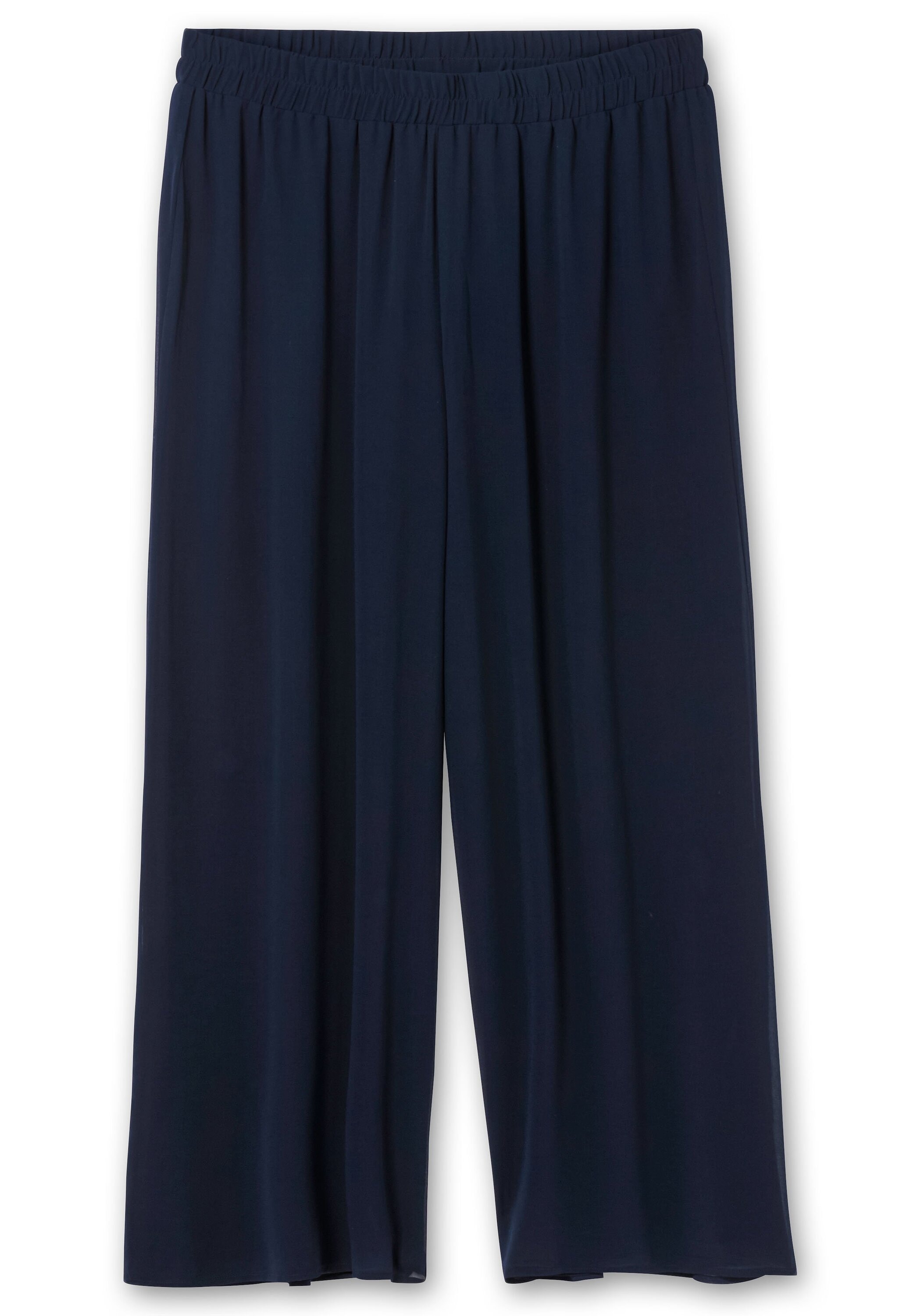 Sheego Schlupfhose »Hose mit Chiffon im Lagenlook, gefüttert«