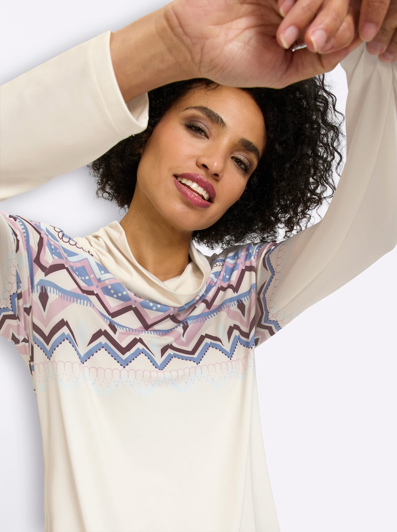 heine Langarmshirt »Druck-Shirt« 1