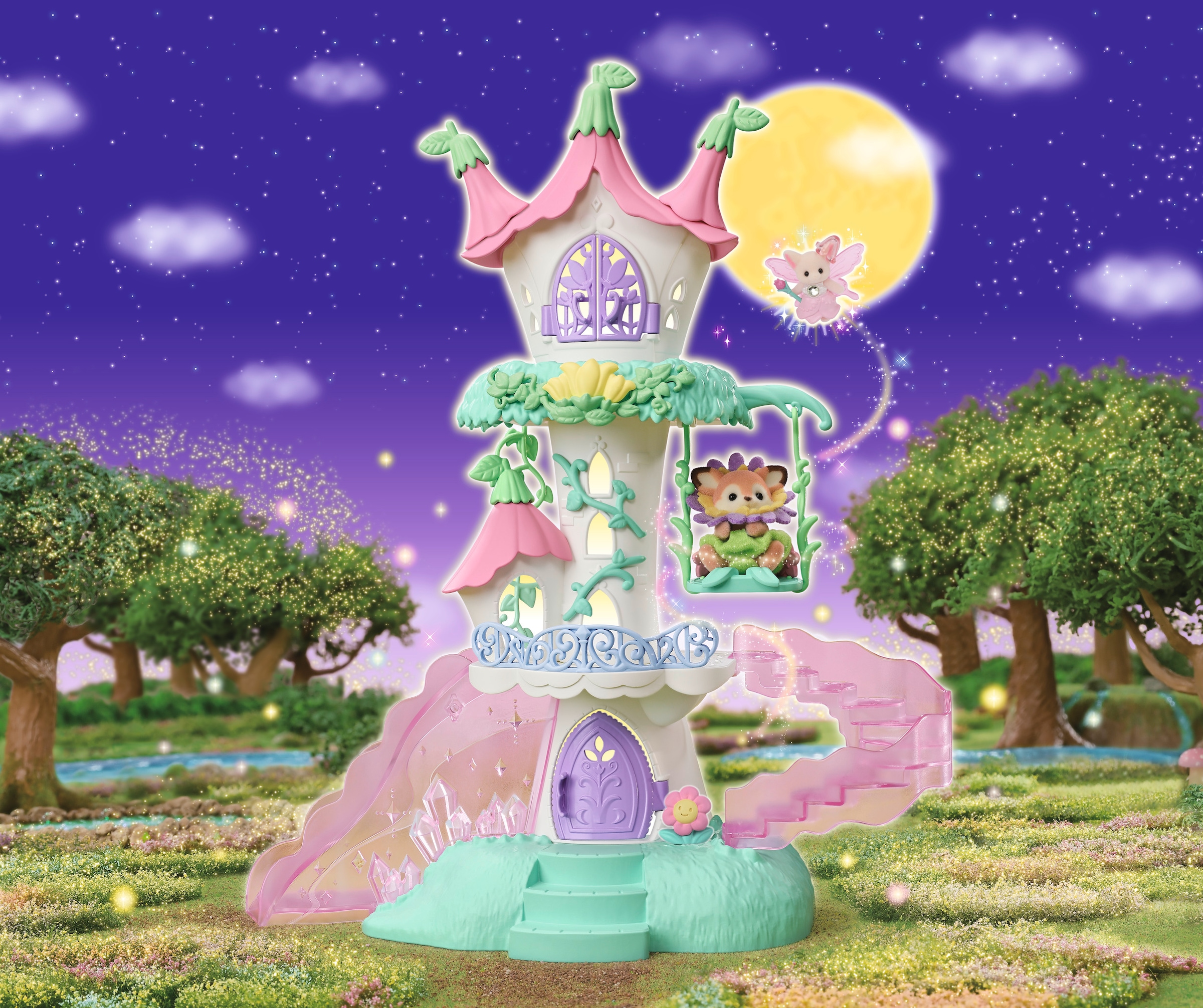 Sylvanian Families Spielwelt »Magischer Märchenturm mit Figuren«
