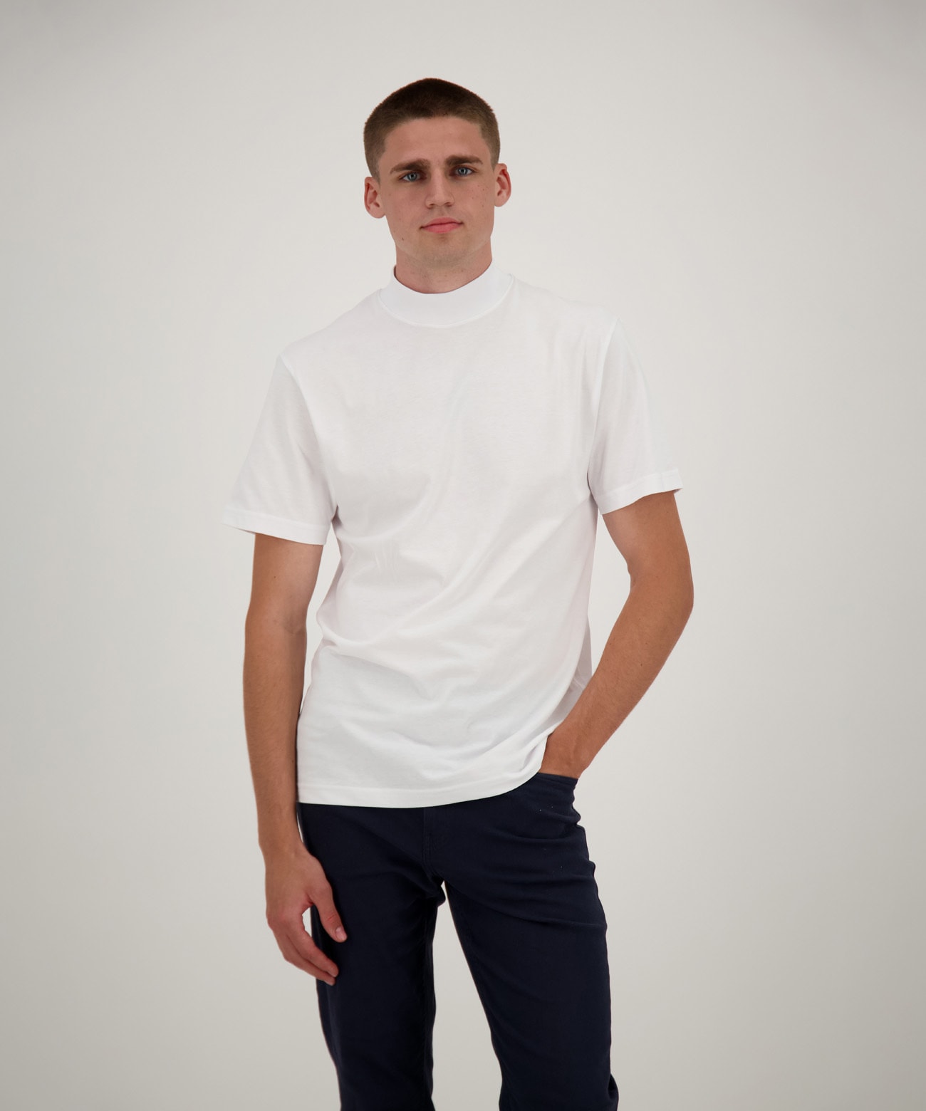RAGMAN Stehkragenshirt