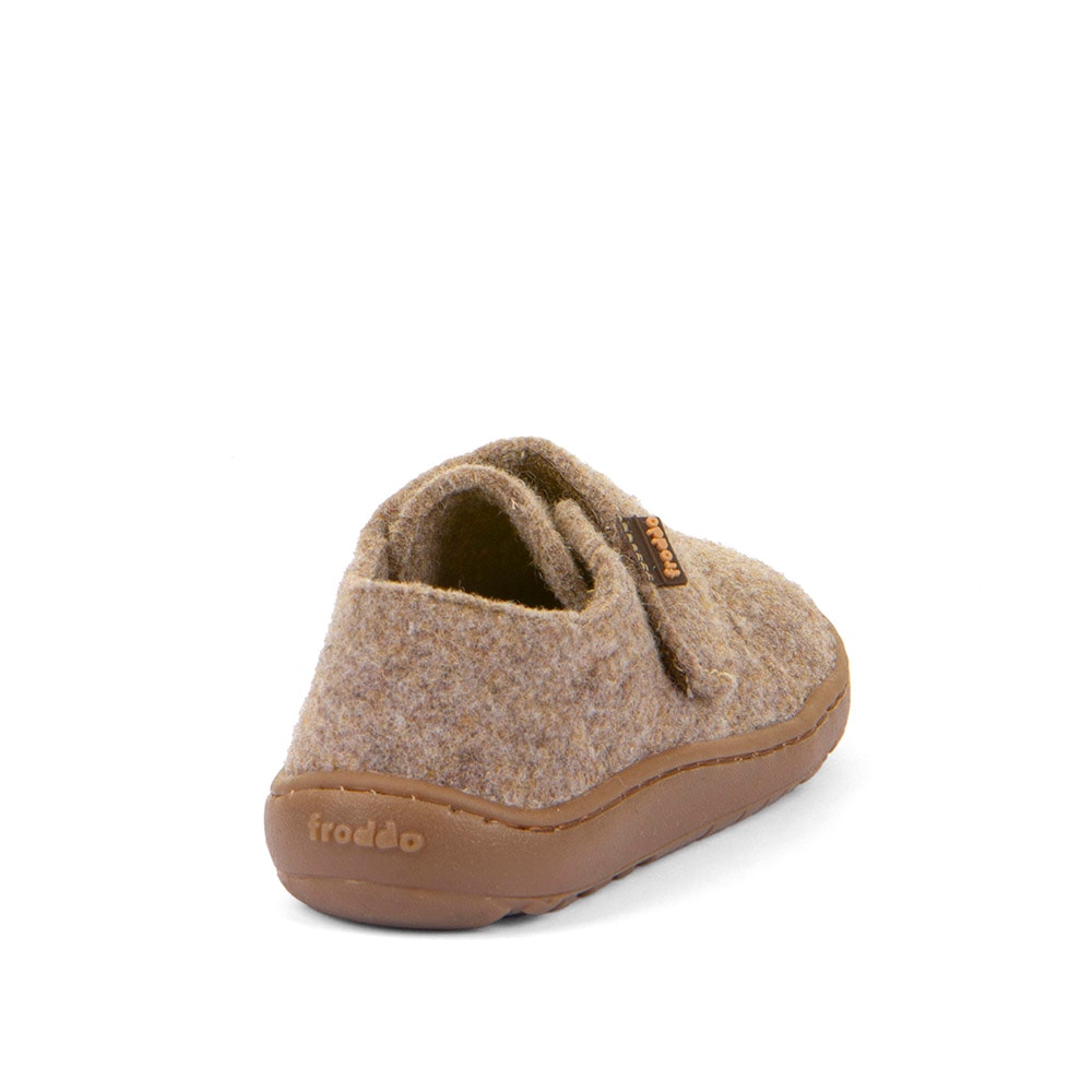 froddo® Hausschuh »BAREFOOT WOOLY«  Klettschuh, Kindergartenschuh mit Wollfutter