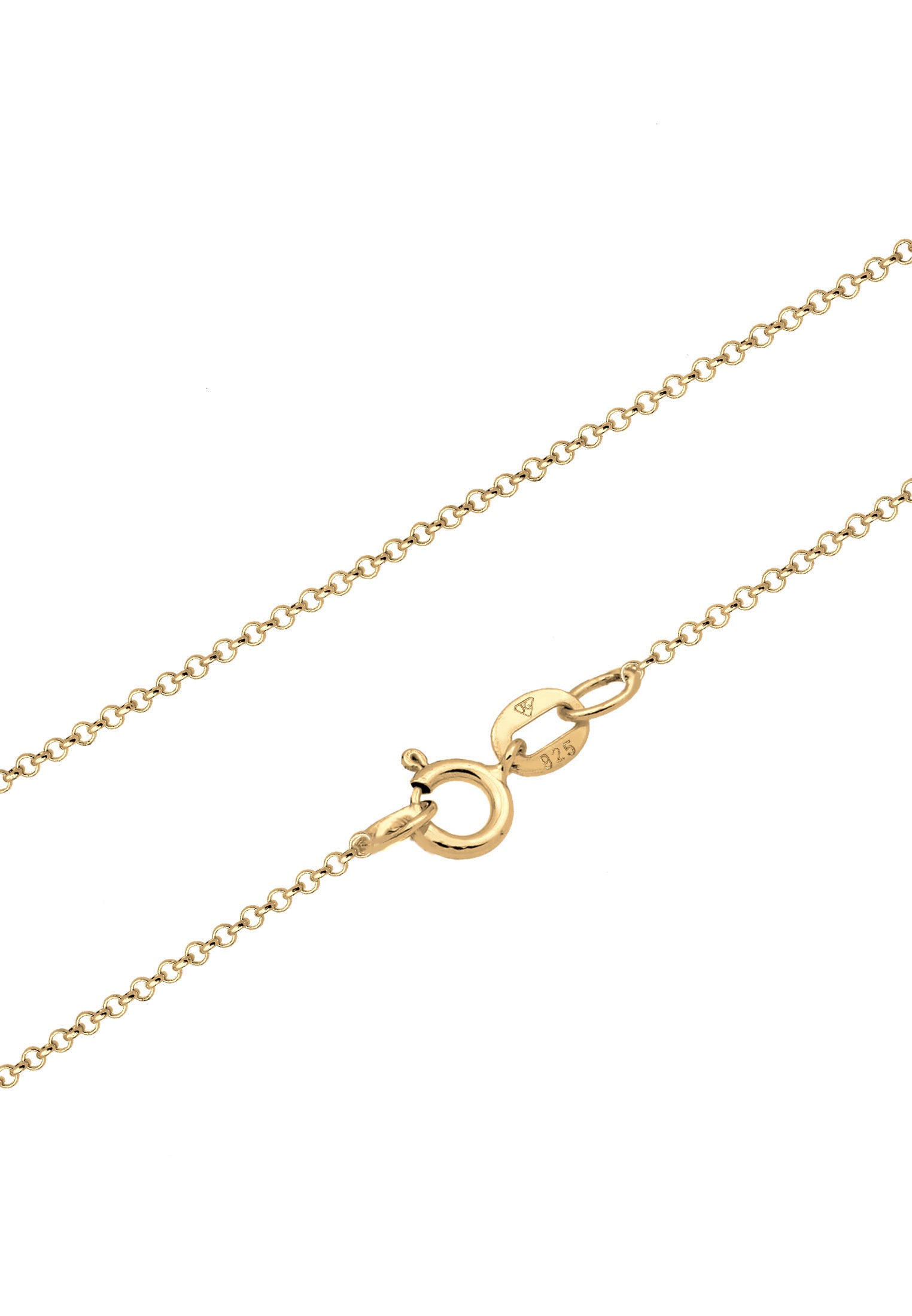 Elli Silberkette »Halskette Anhänger Opal Oval Vintage 925er Silber«