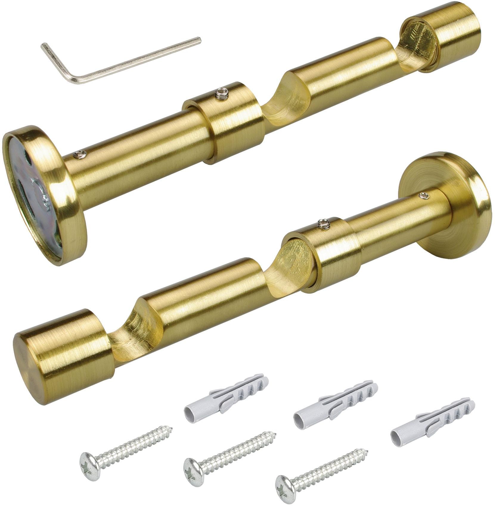 Liedeco Doppelträger für Gardinenstangen Ø 16 mm