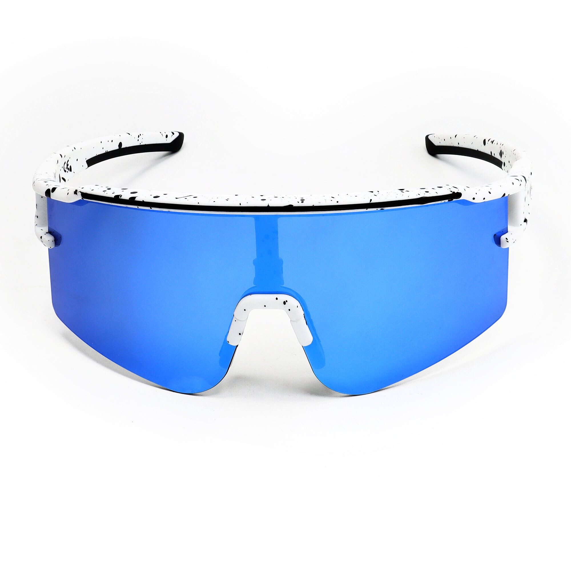 YEAZ Sportbrille »Sport-Sonnenbrille Weiß/Blau SUNTHRILL Set«