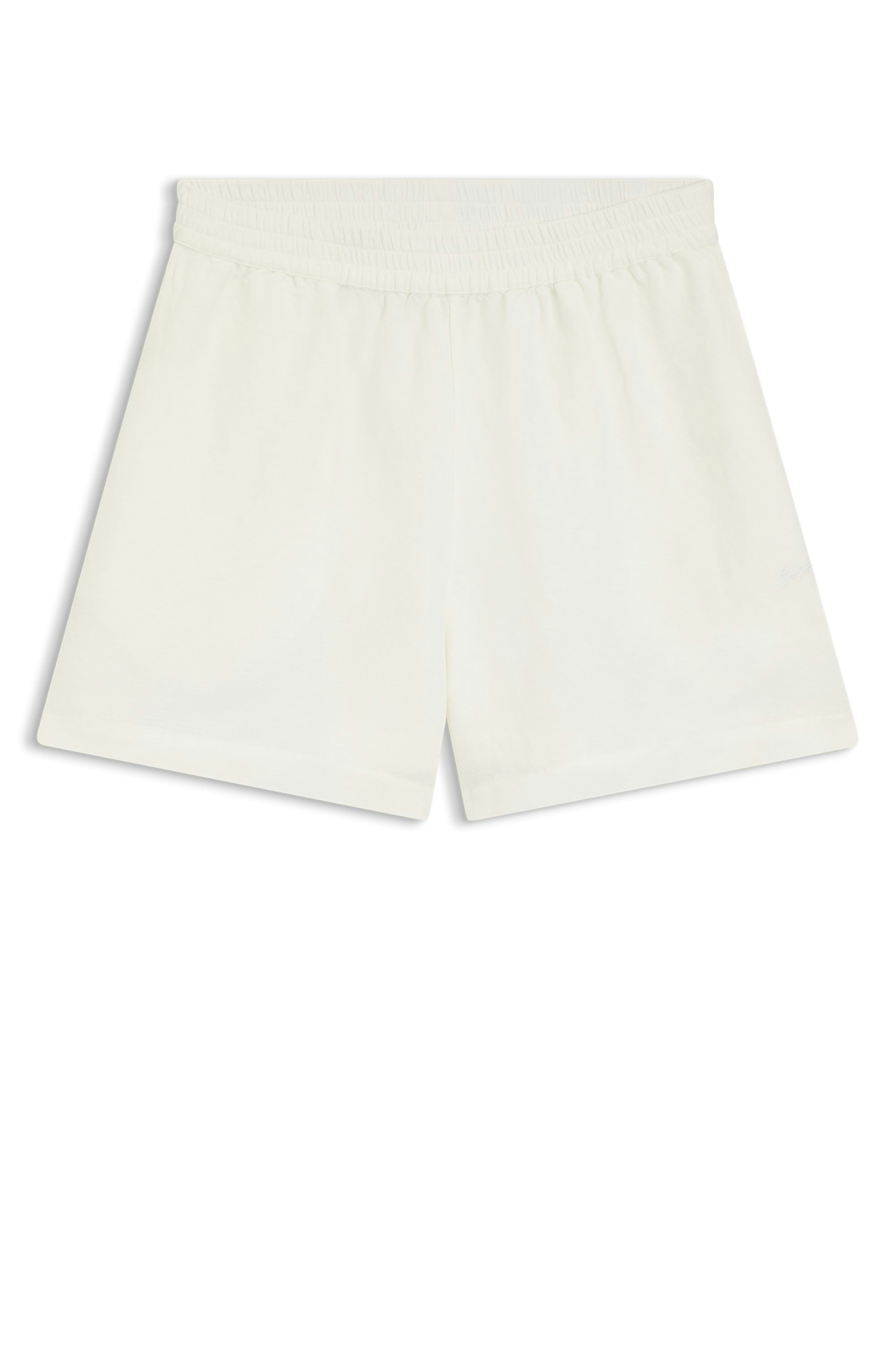BOSS ORANGE Shorts »Tallan Premium Damenmode«  aus einem Leinen-Mix